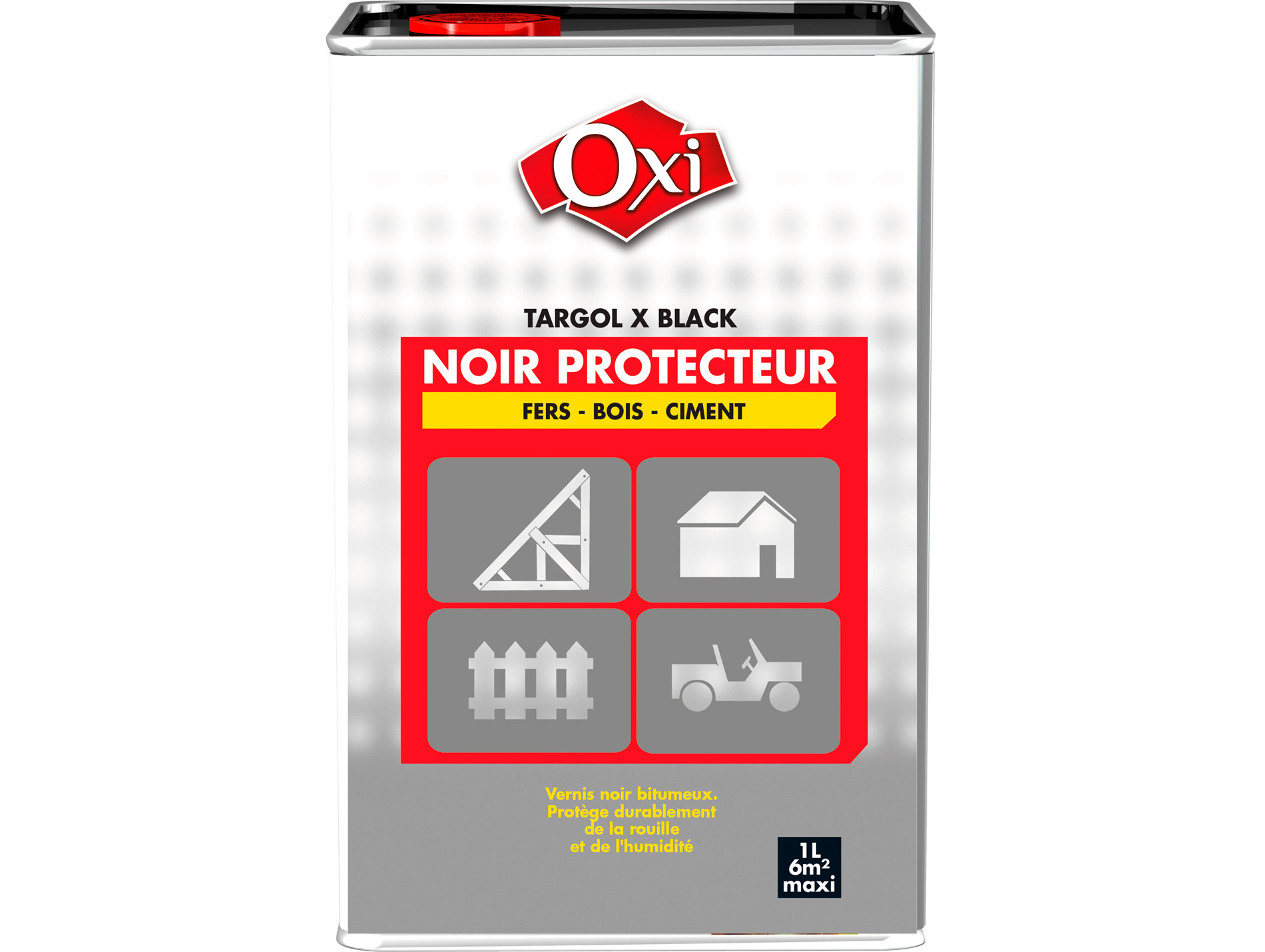 Vernis antirouille OXYTOL Targol x Black noir 1L