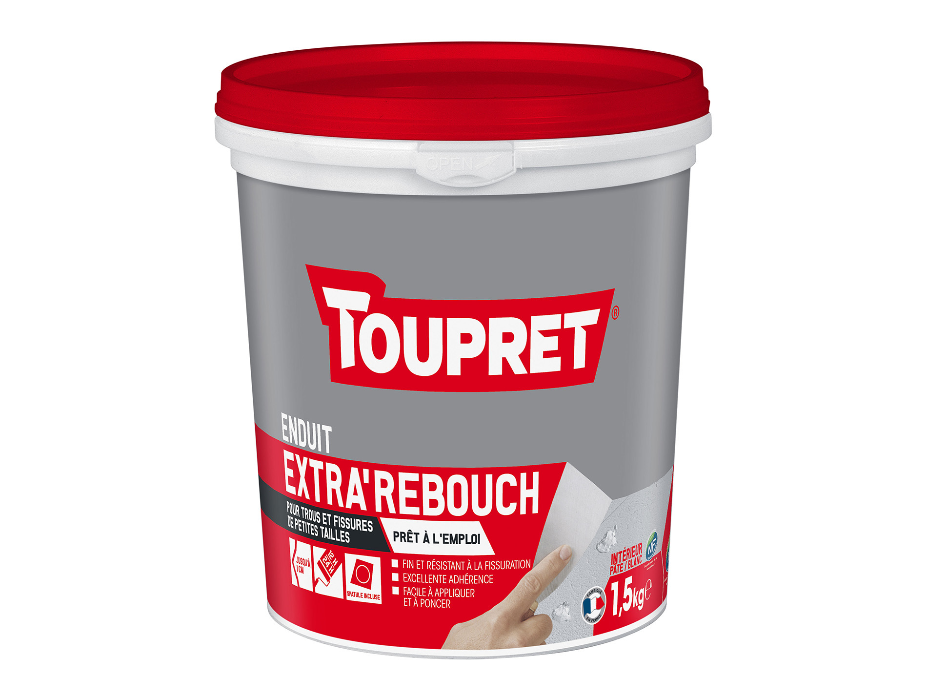 Enduit extra'rebouch en pâte 1,5kg