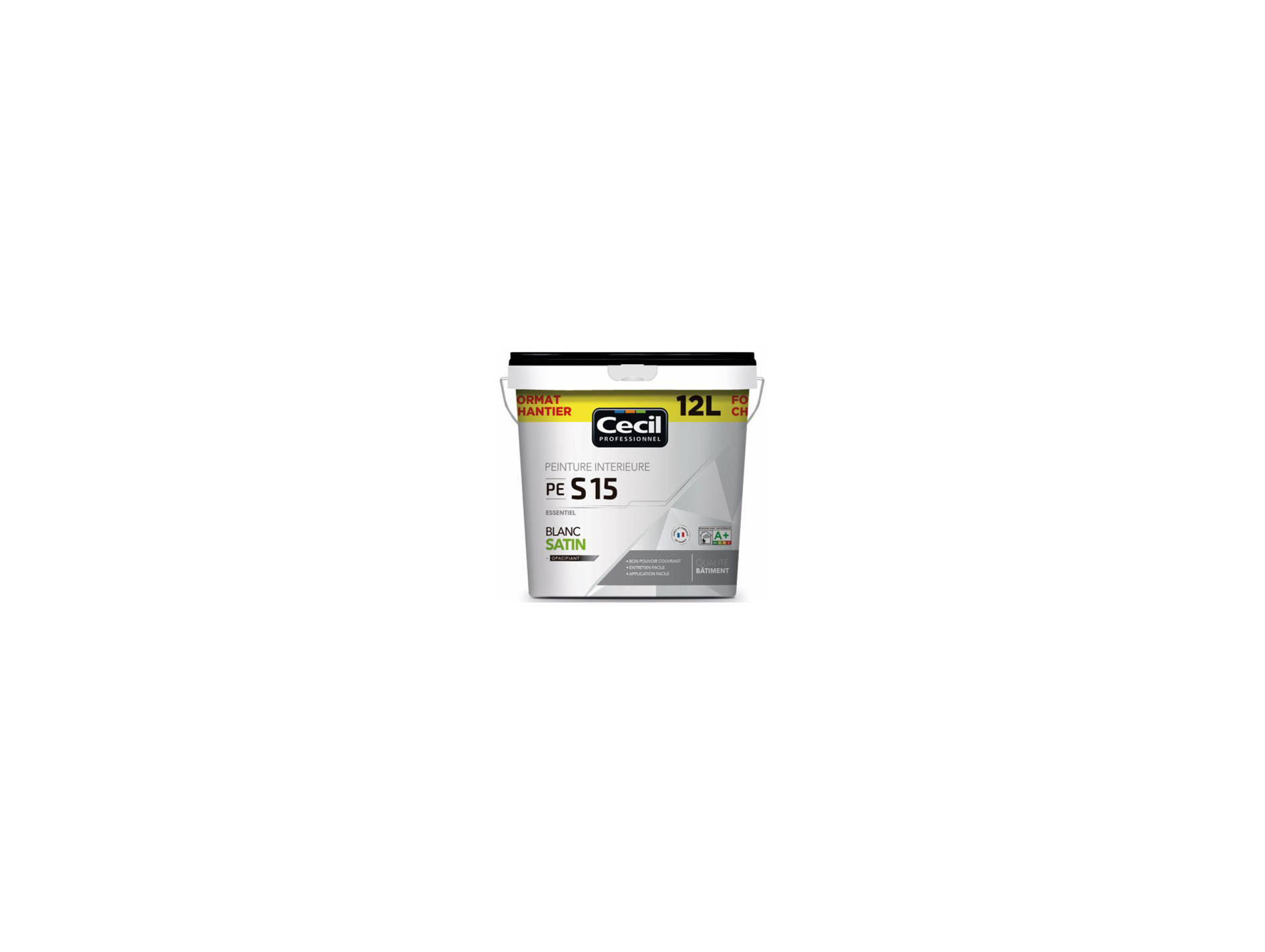 Peinture intérieure CECILPRO Essenciel blanc satin 12L