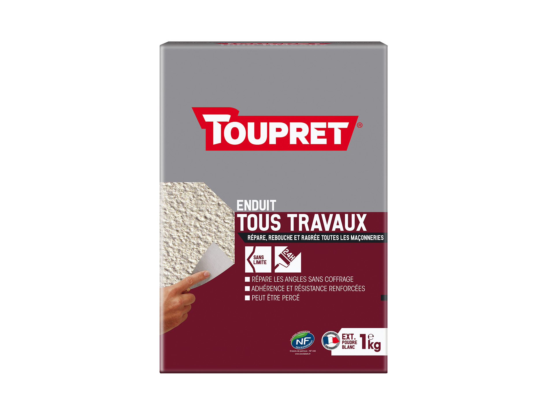 Enduit 3 en 1 multi travaux en poudre 1kg