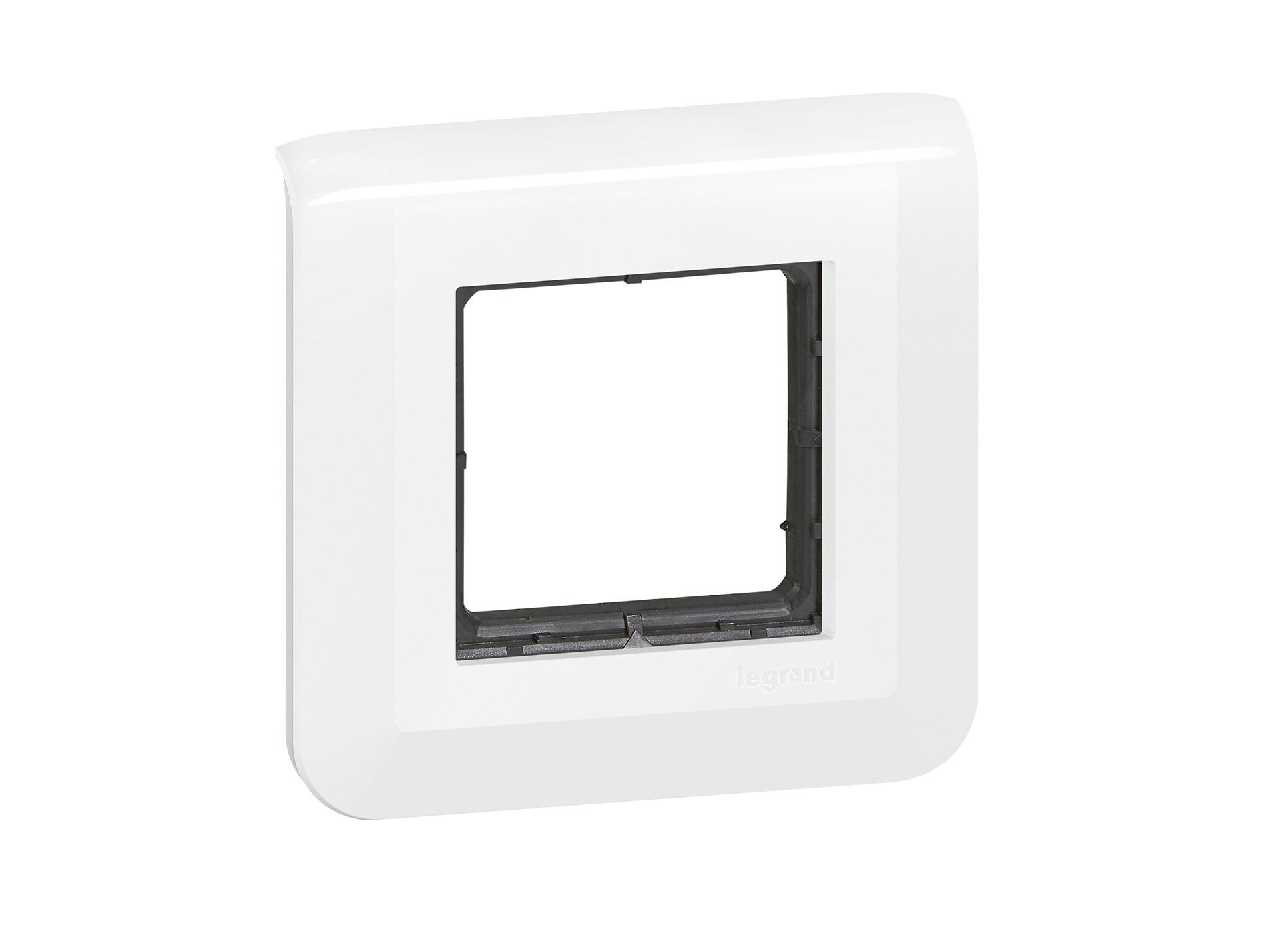 Plaque à vis 2 modules LEGRAND Mosaic blanc