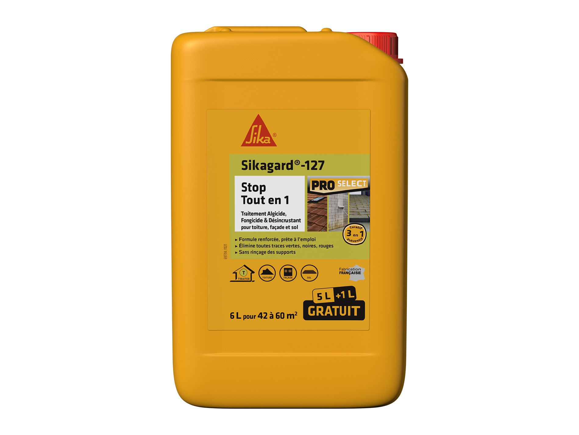 Traitement SIKA Sikagard 127 Stop Tout en 1 5L + 1L OFFERT