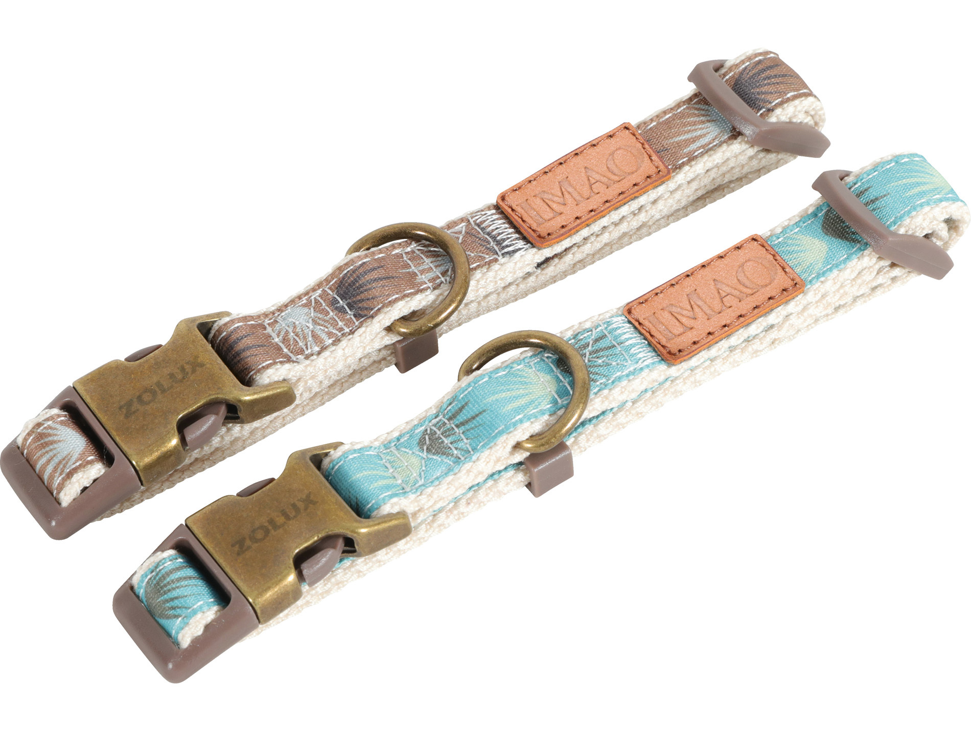 Collier Imao Taiga chocolat 15mm