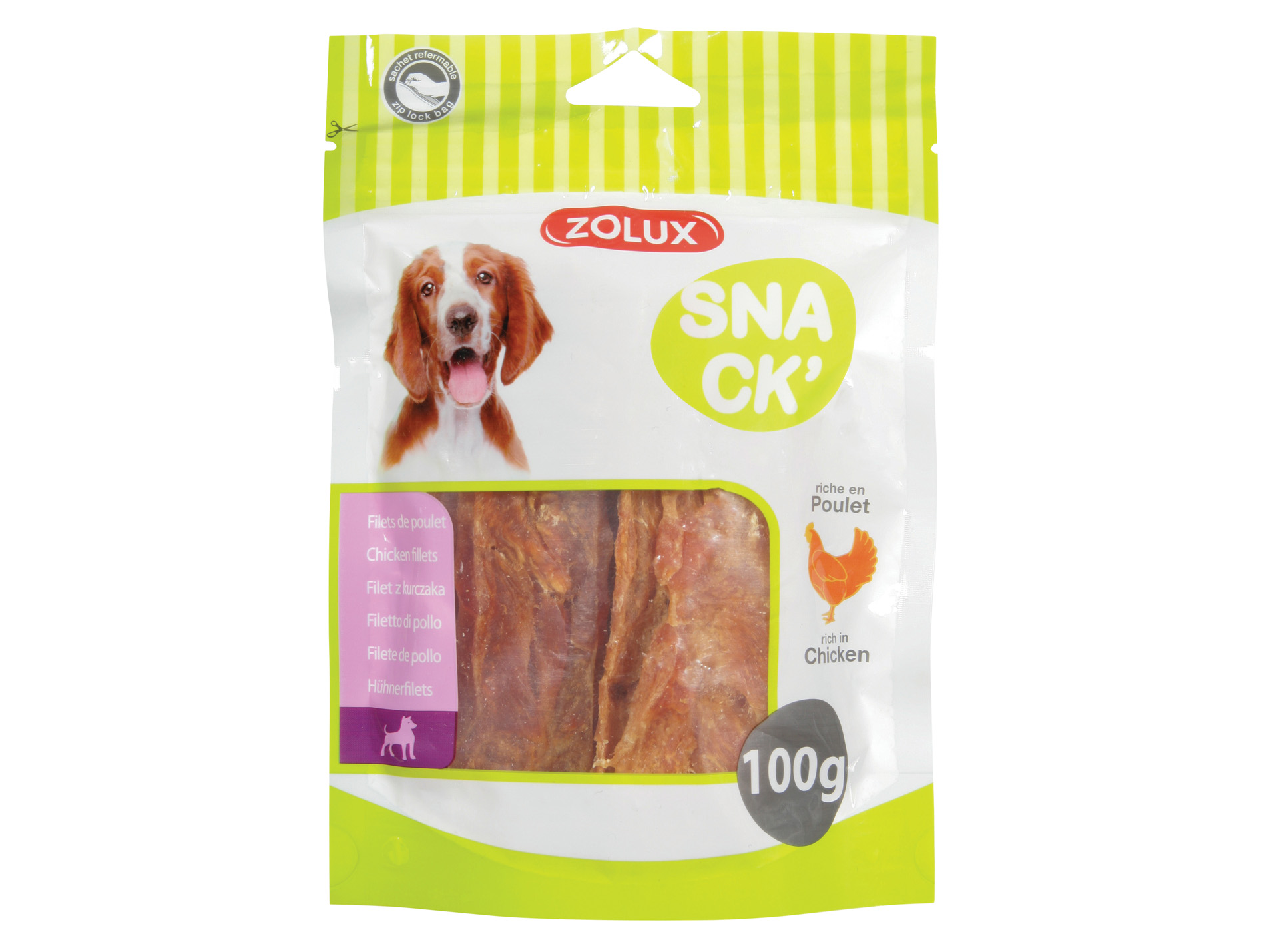 Filet de poulet ZOLUX 100g