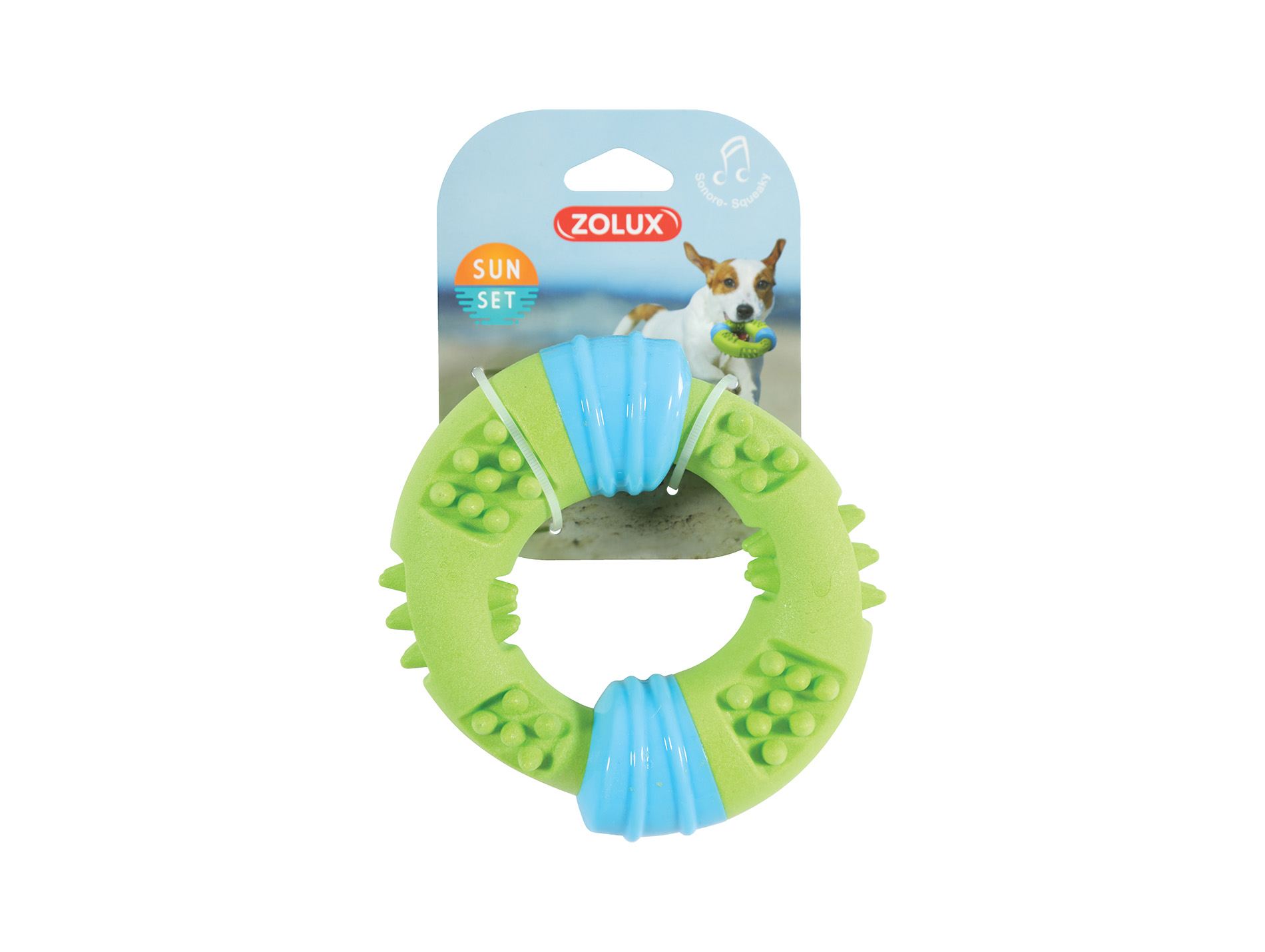 Jouet anneau sunset TPR ZOLUX en anneau 15cm