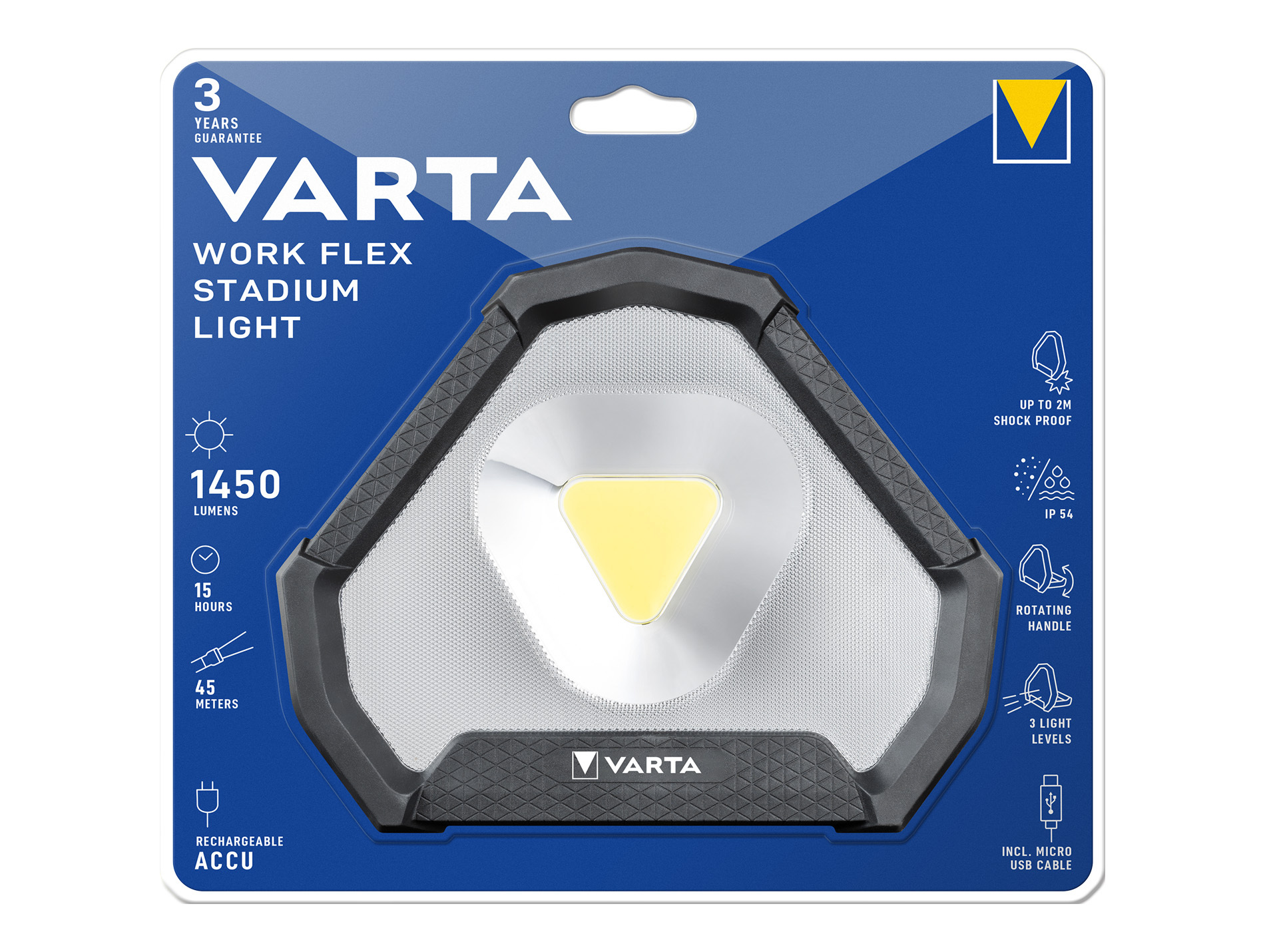 Projecteur de travail LED VARTA Stadium Light