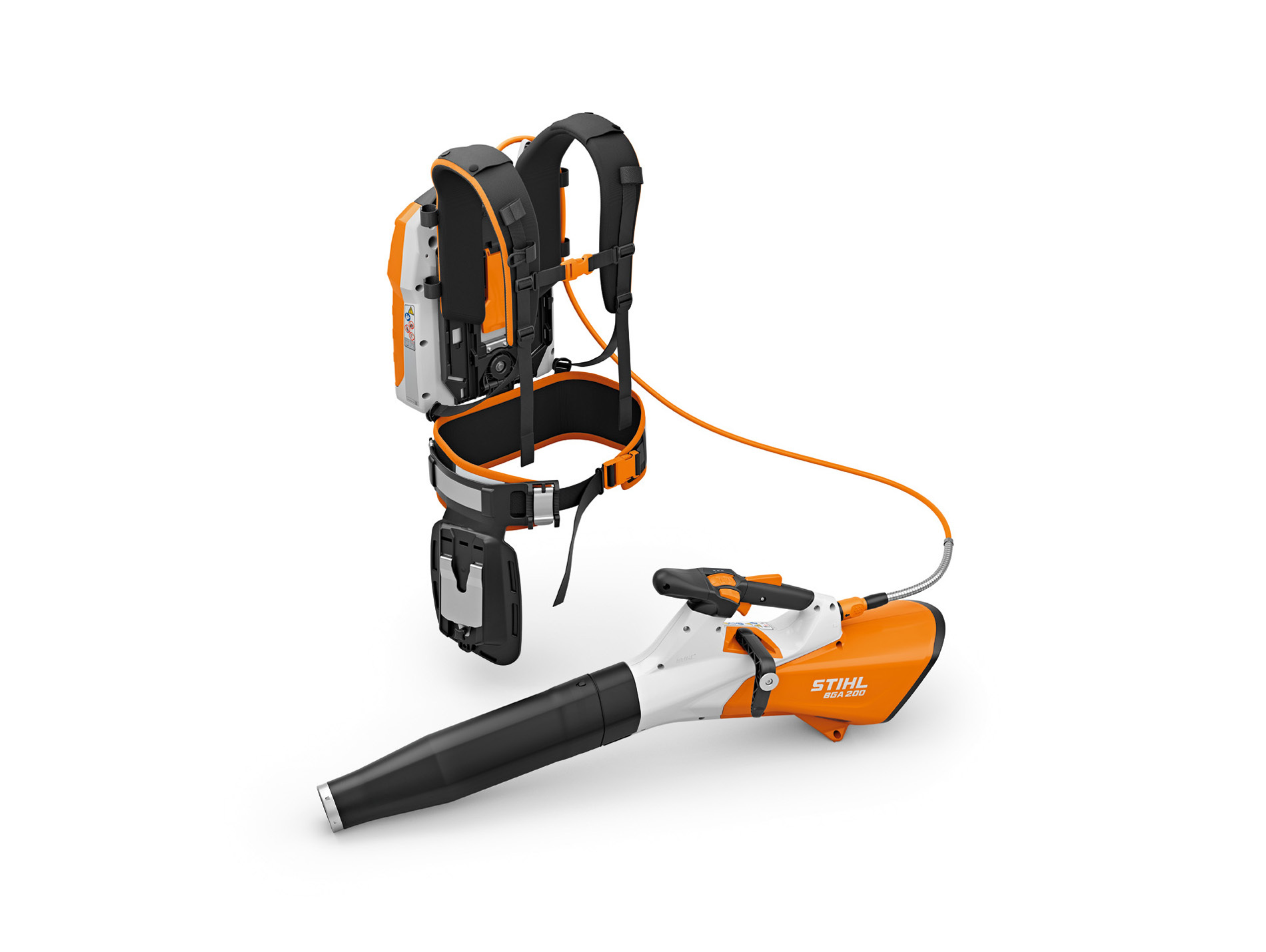 Souffleur à batterie STIHL BGA 200 36V NU + système de portage