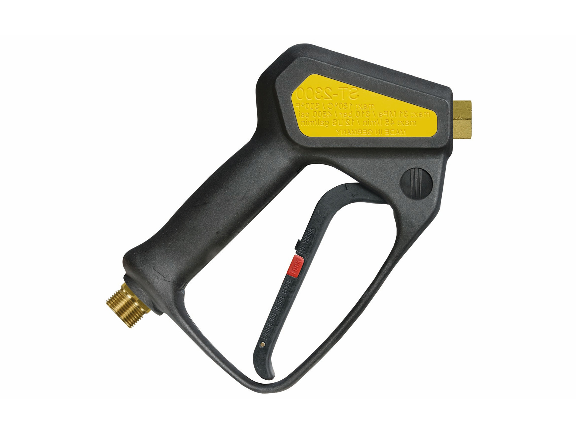 Pistolet haute pression SELECTION EMERAUDE Mâle 45L/min Ø150mm