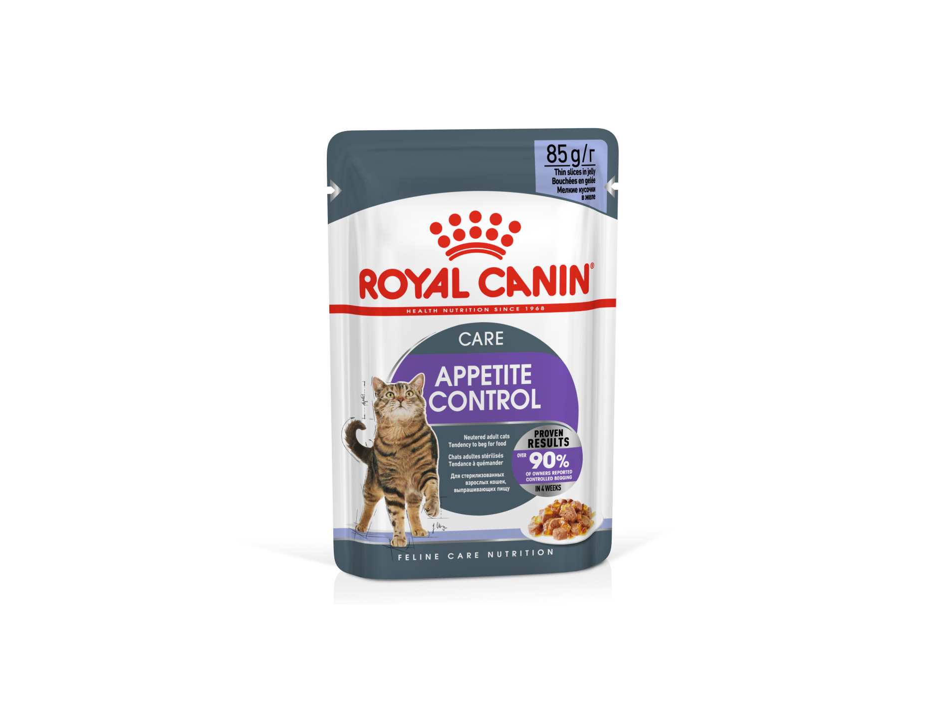 Pâtées chat gelée ROYAL CANIN Appetite Control Care 12x85g