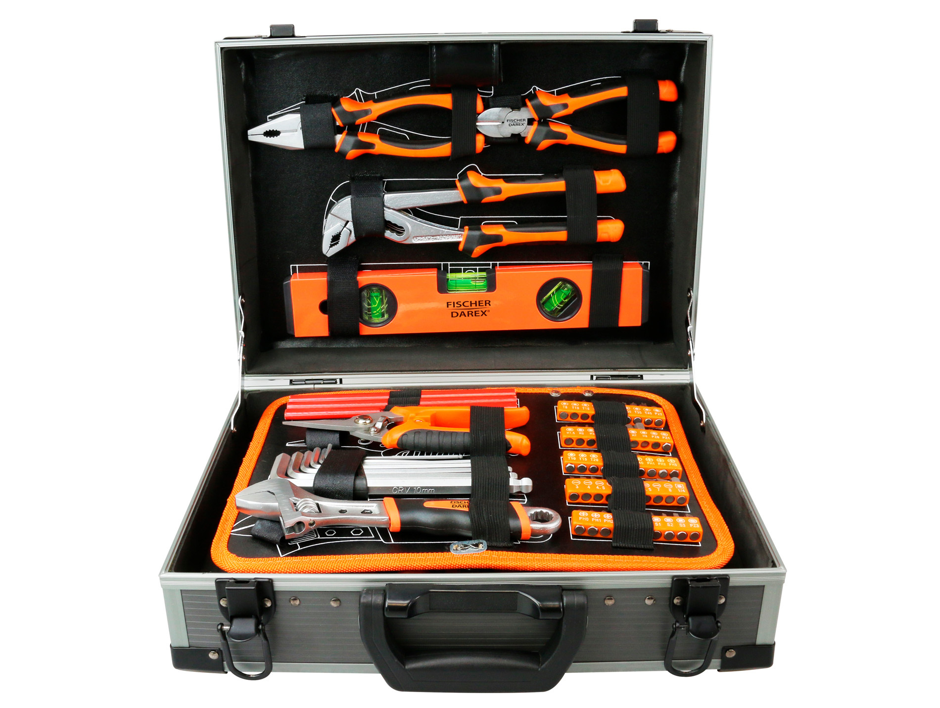 Valise 110 outils de vissage FISCHER DAREX