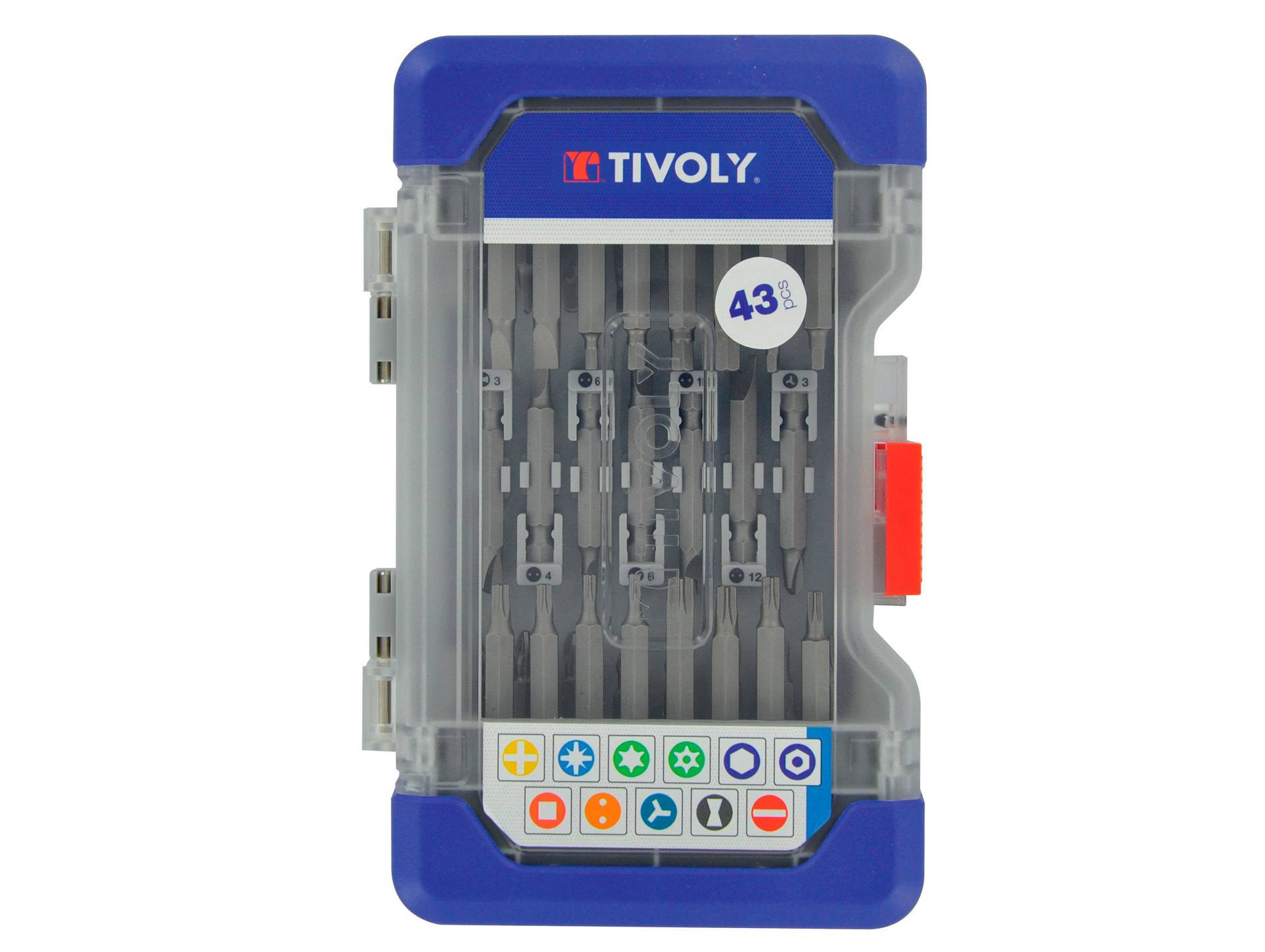 Coffret 43 pièces embouts de vissage