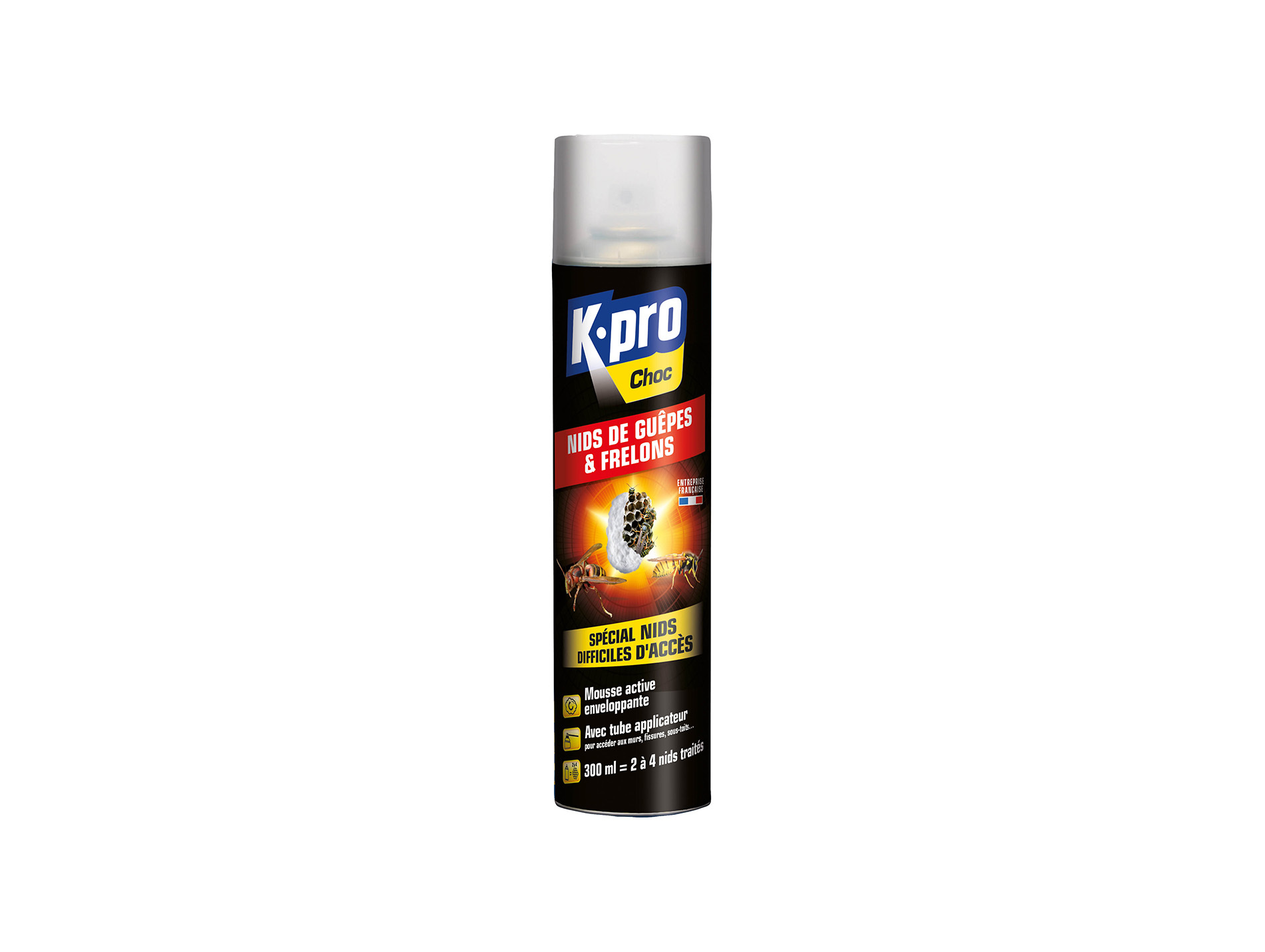 Aérosol mousse anti-nids de guêpes KAPO Choc 300ml
