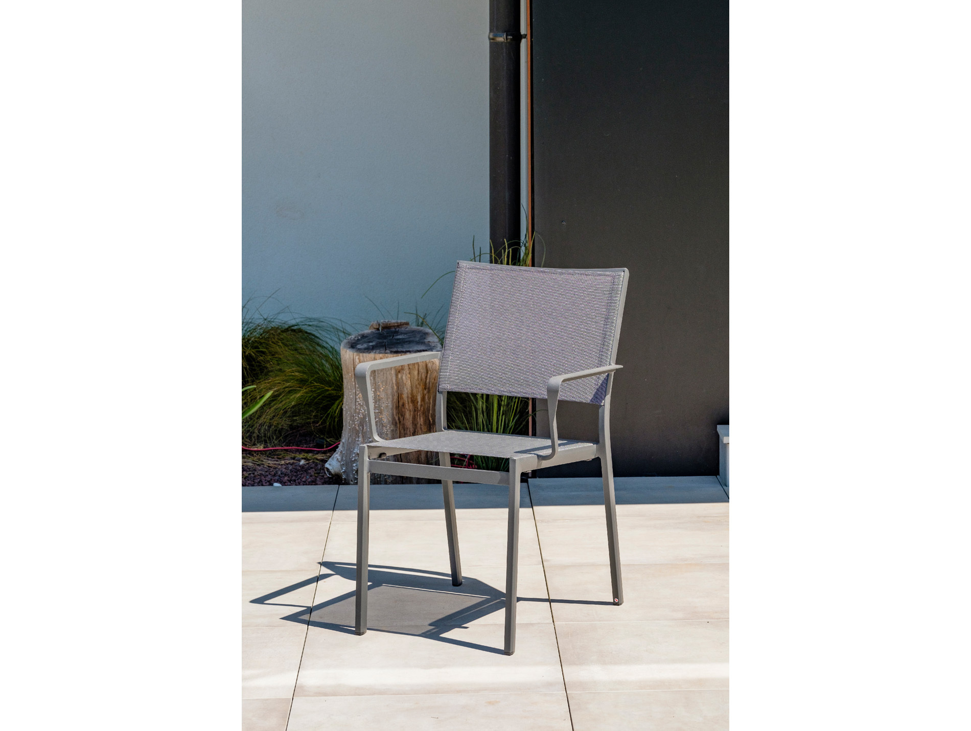 Fauteuil aluminium DCB GARDEN Stockholm anthracite