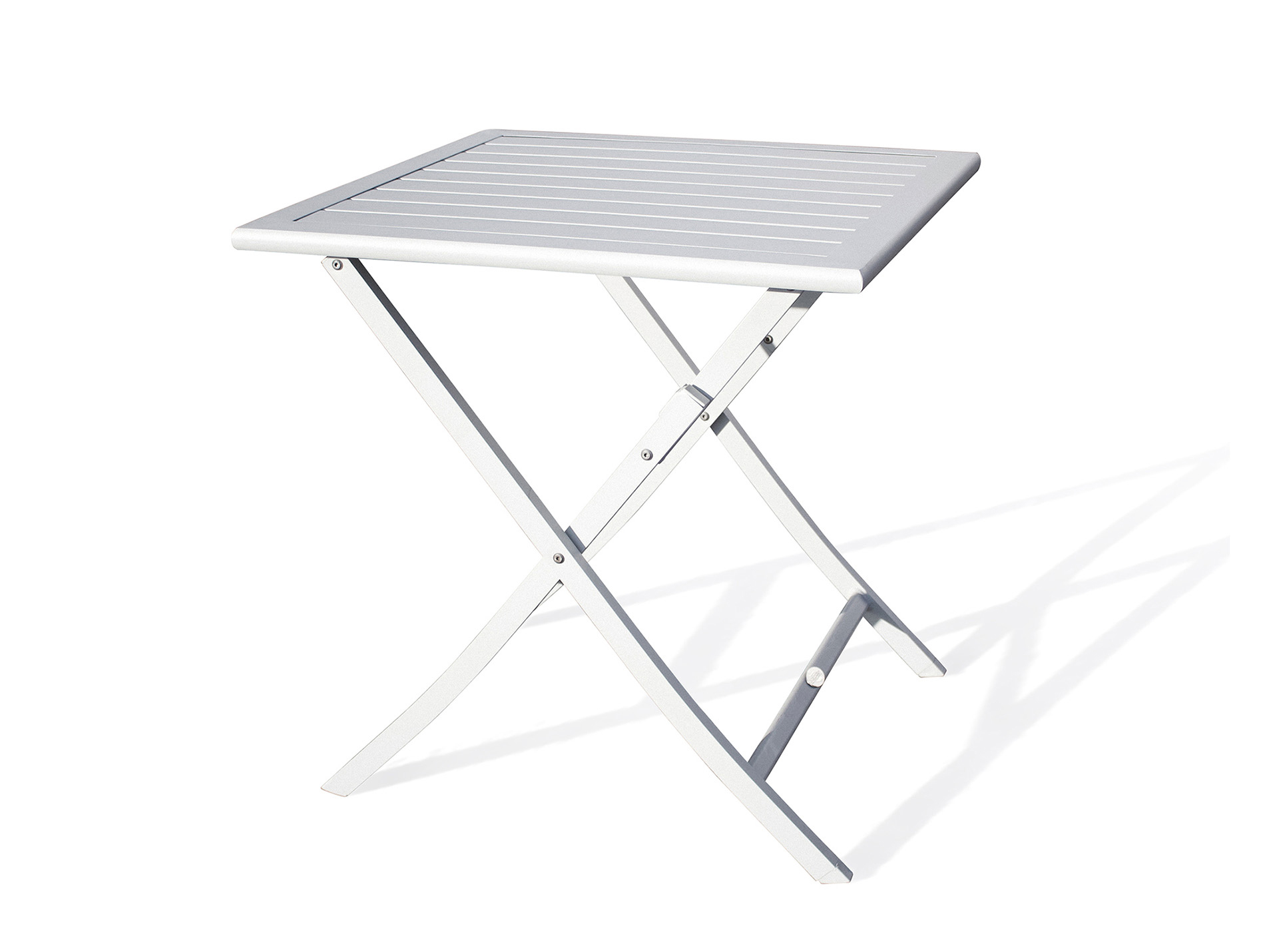 Table de jardin pliante alu DCB Marius 2 places gris