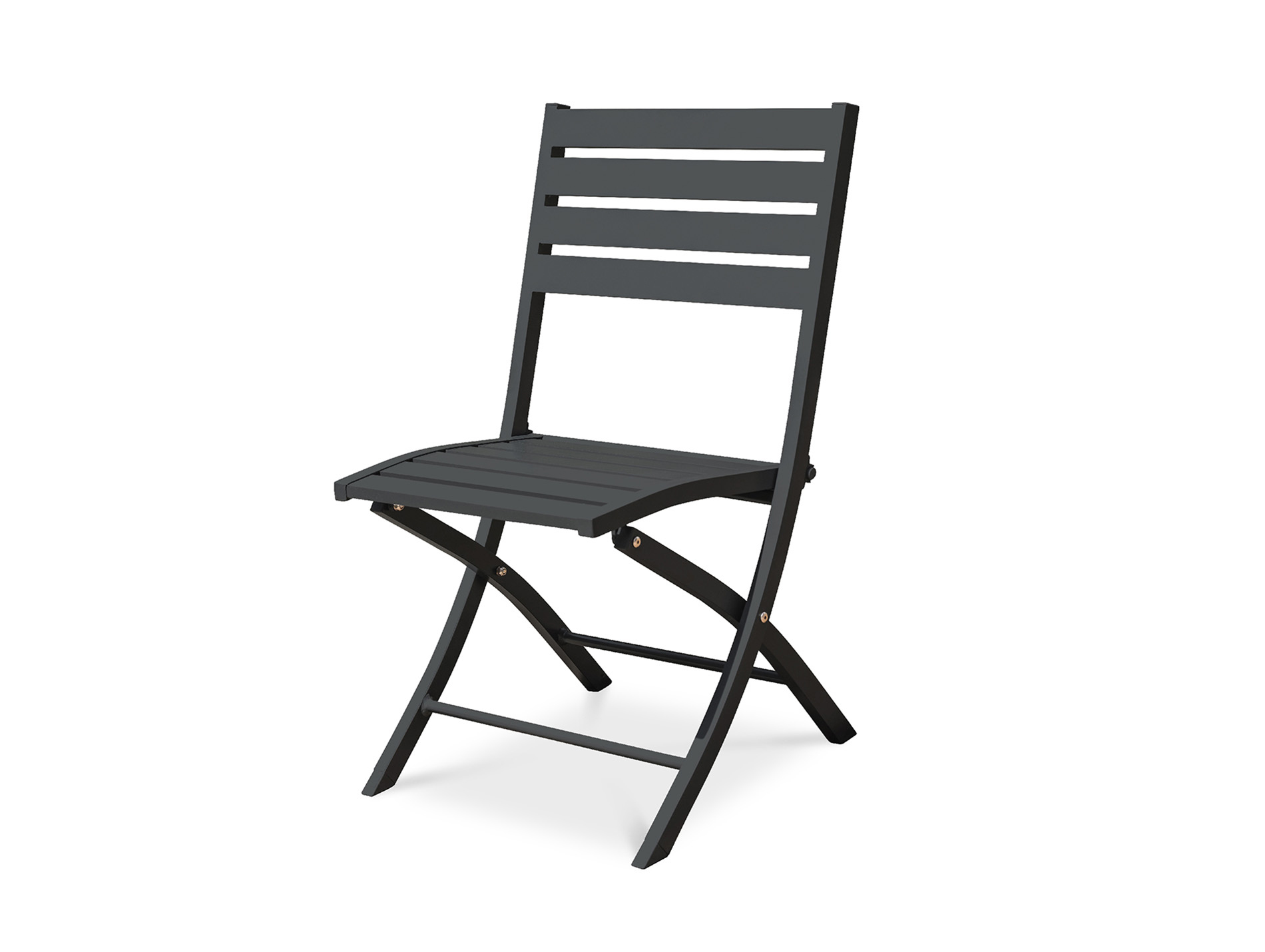 Chaise pliante aluminium DCB GARDEN Marius anthracite