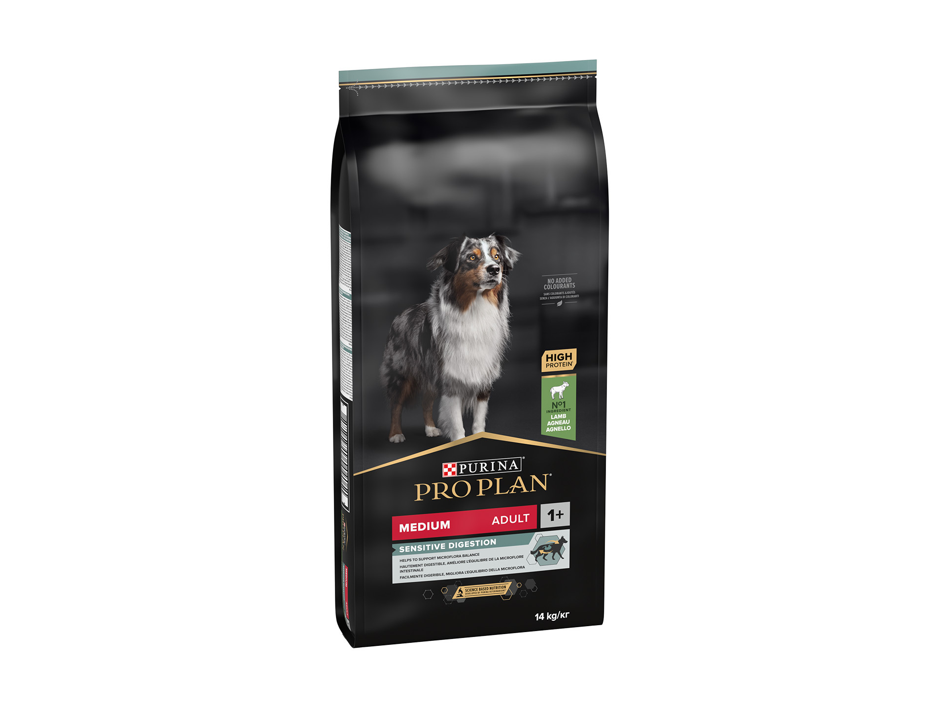 Croquettes chien medium adulte PROPLAN Sensitive agneau14kg