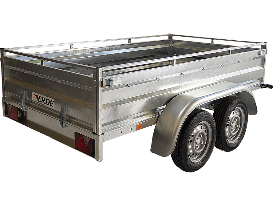 Remorque ERDE Expert LC 252 Acier freiné L.2,51m 1200kg