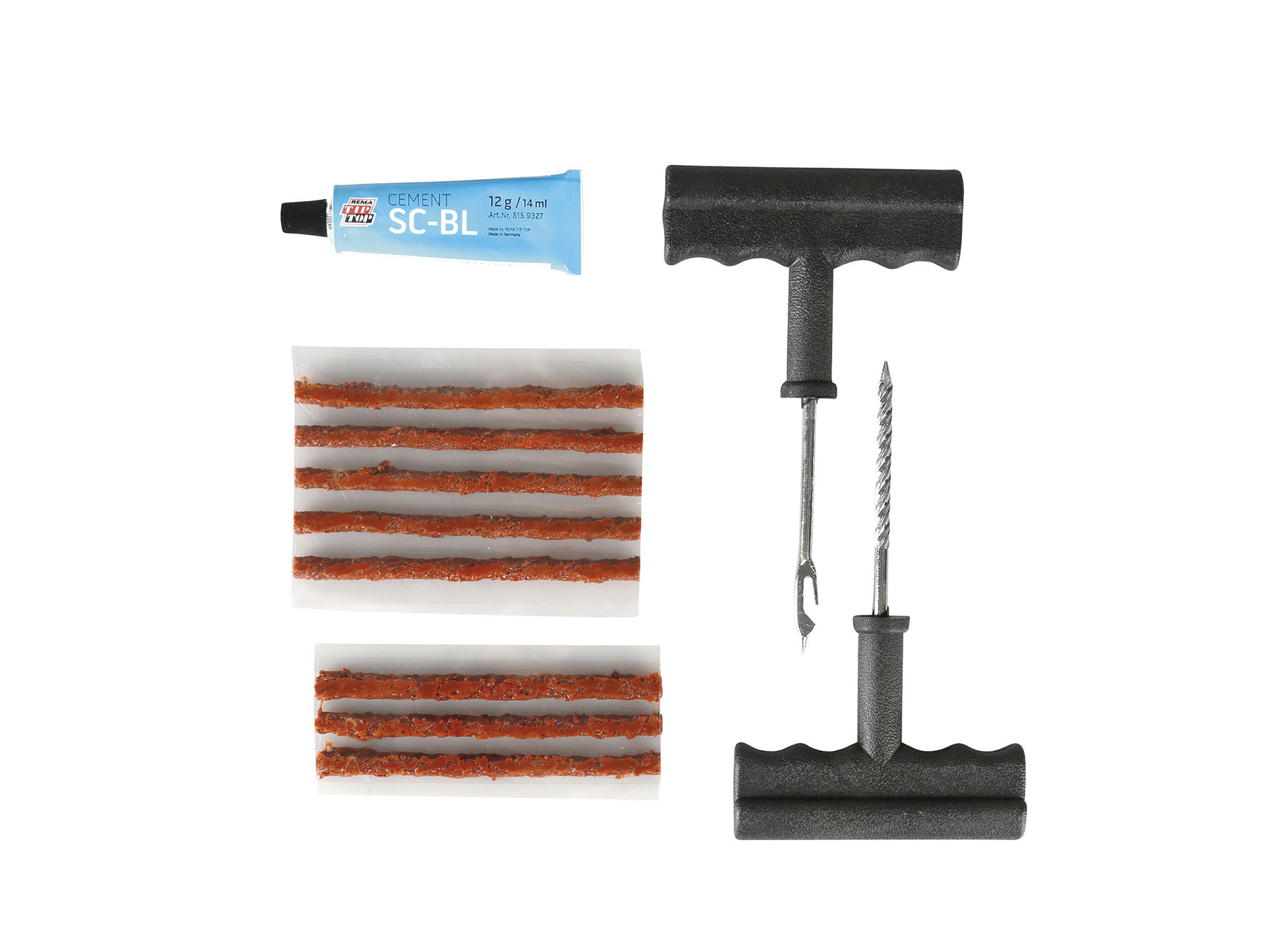 Kit de réparation pneus TUBELESS