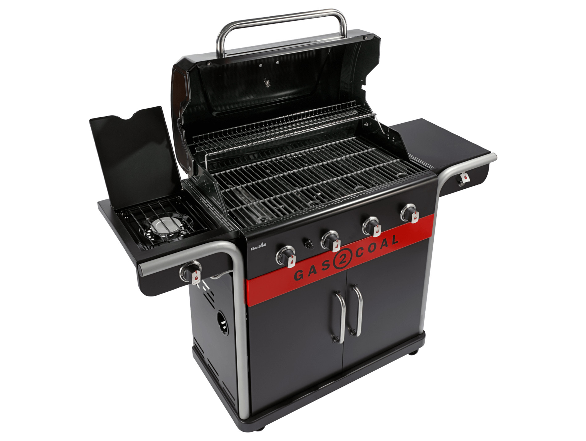 Barbecue hybride CHAR-BROIL Gas2Coal 2.0 4 brûleurs