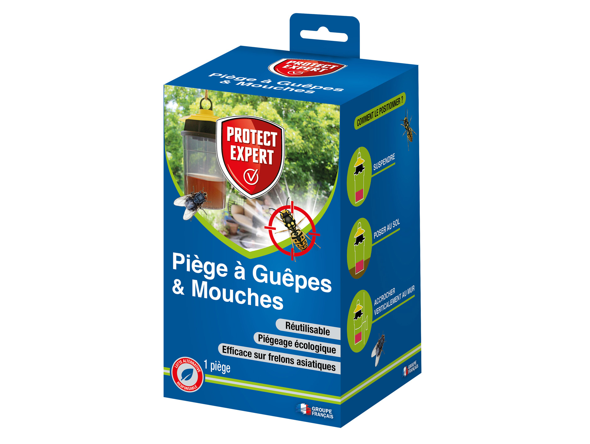 Piège guêpes et mouches PROTECT EXPERT