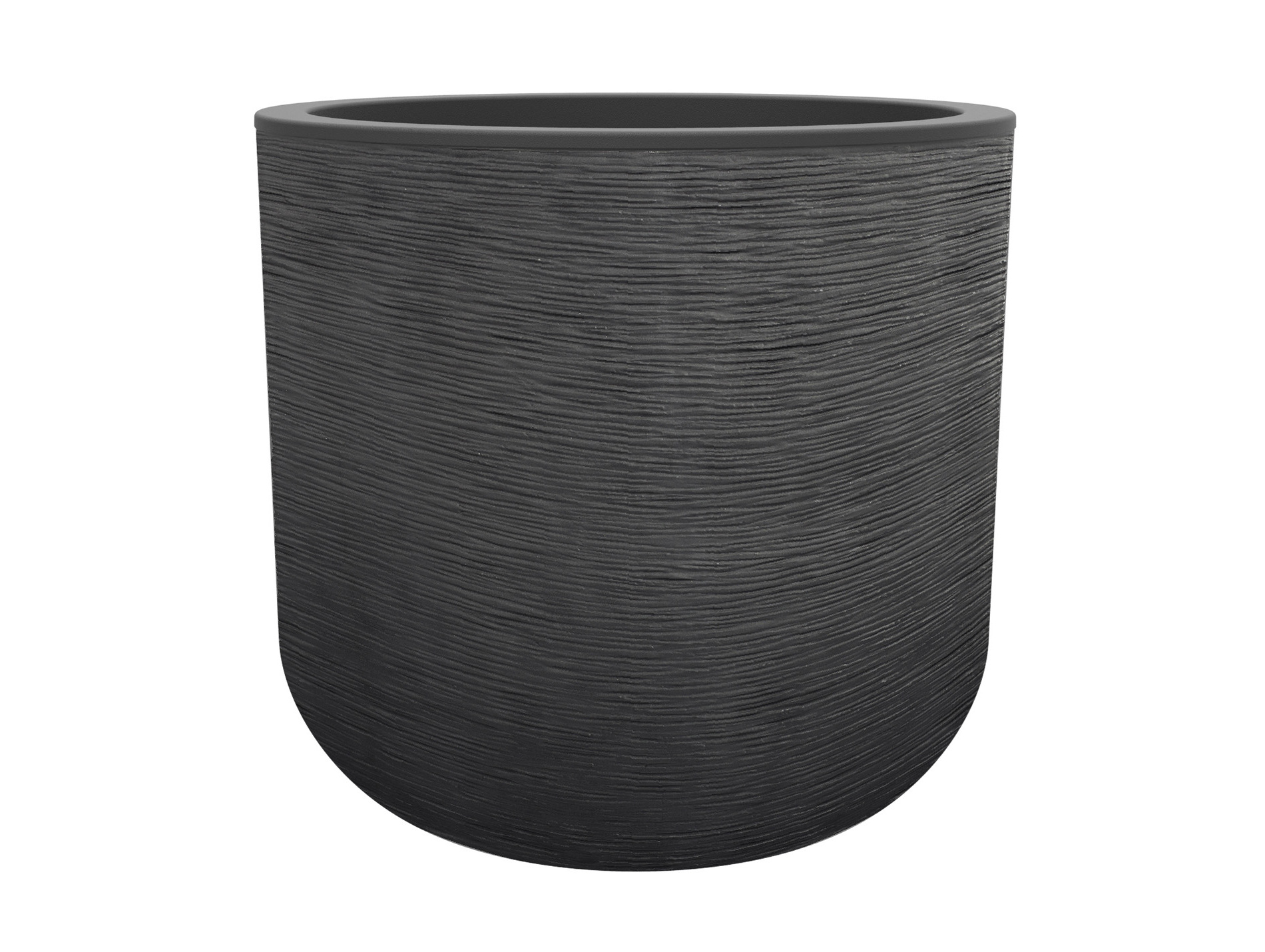 Pot rond 50cm Graphit'up anthracite