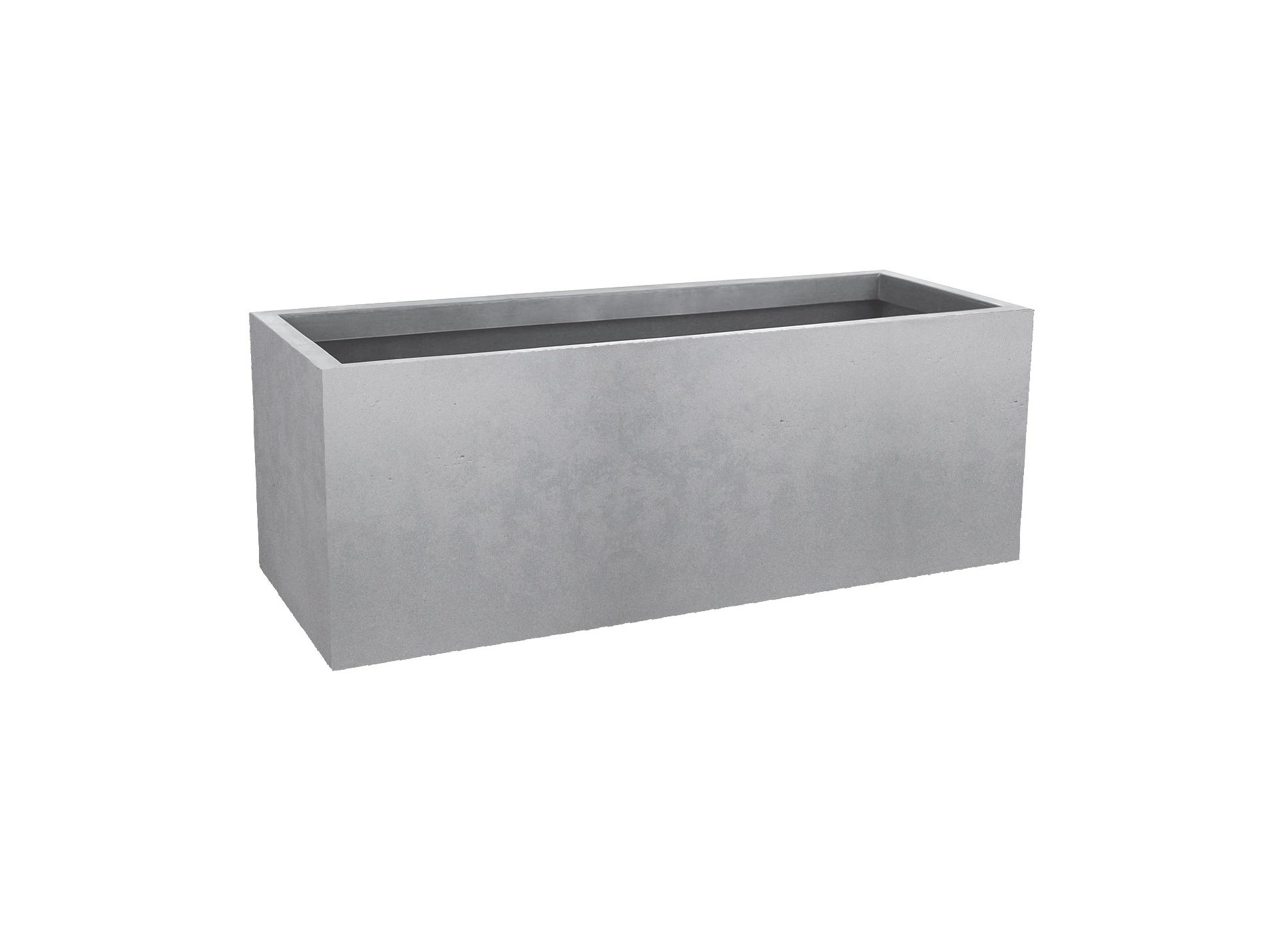 Jardinière EDA Basalt Up 57L Gris béton