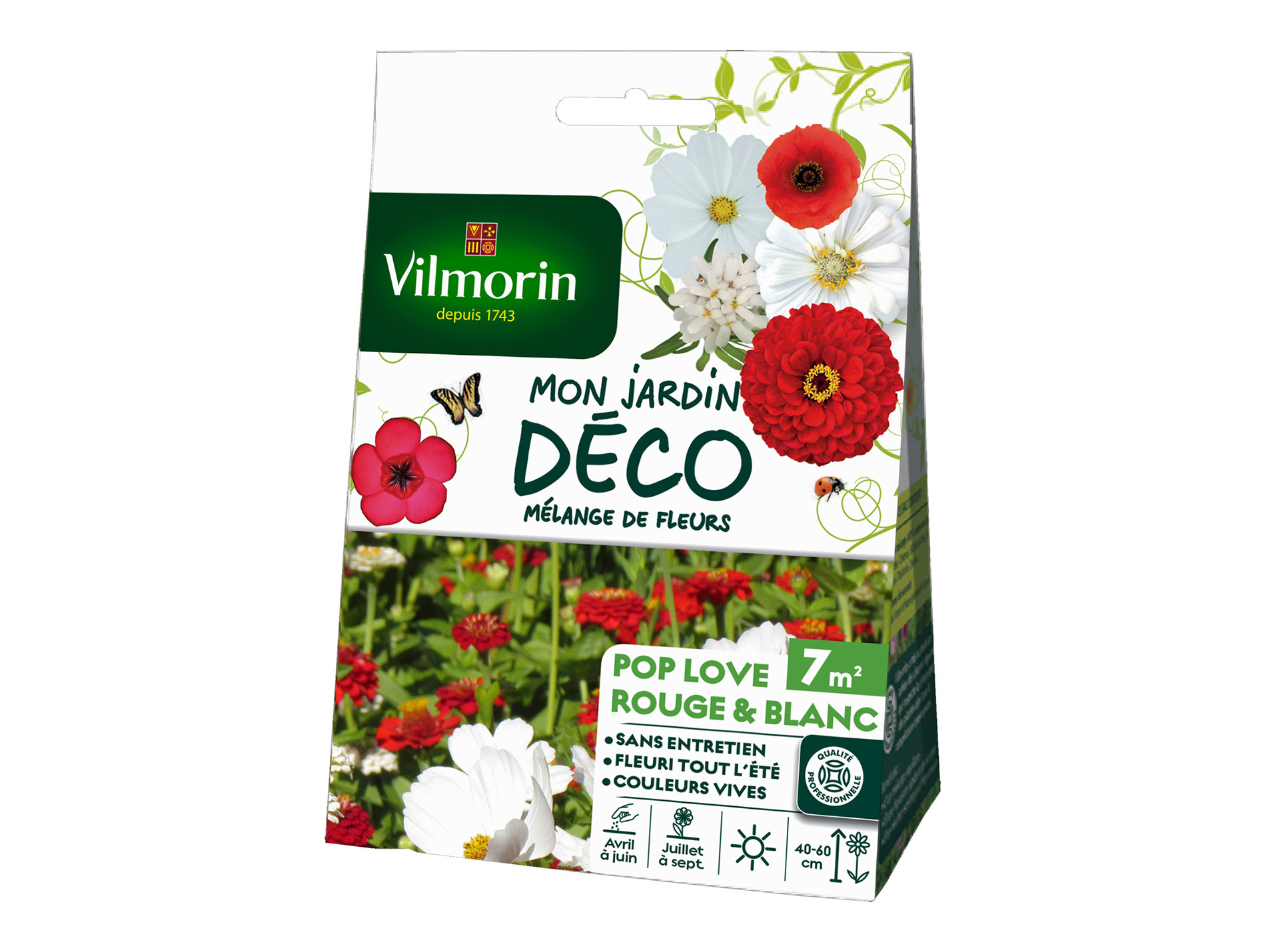 Mélange de fleurs Pop Love VILMORIN 7m²