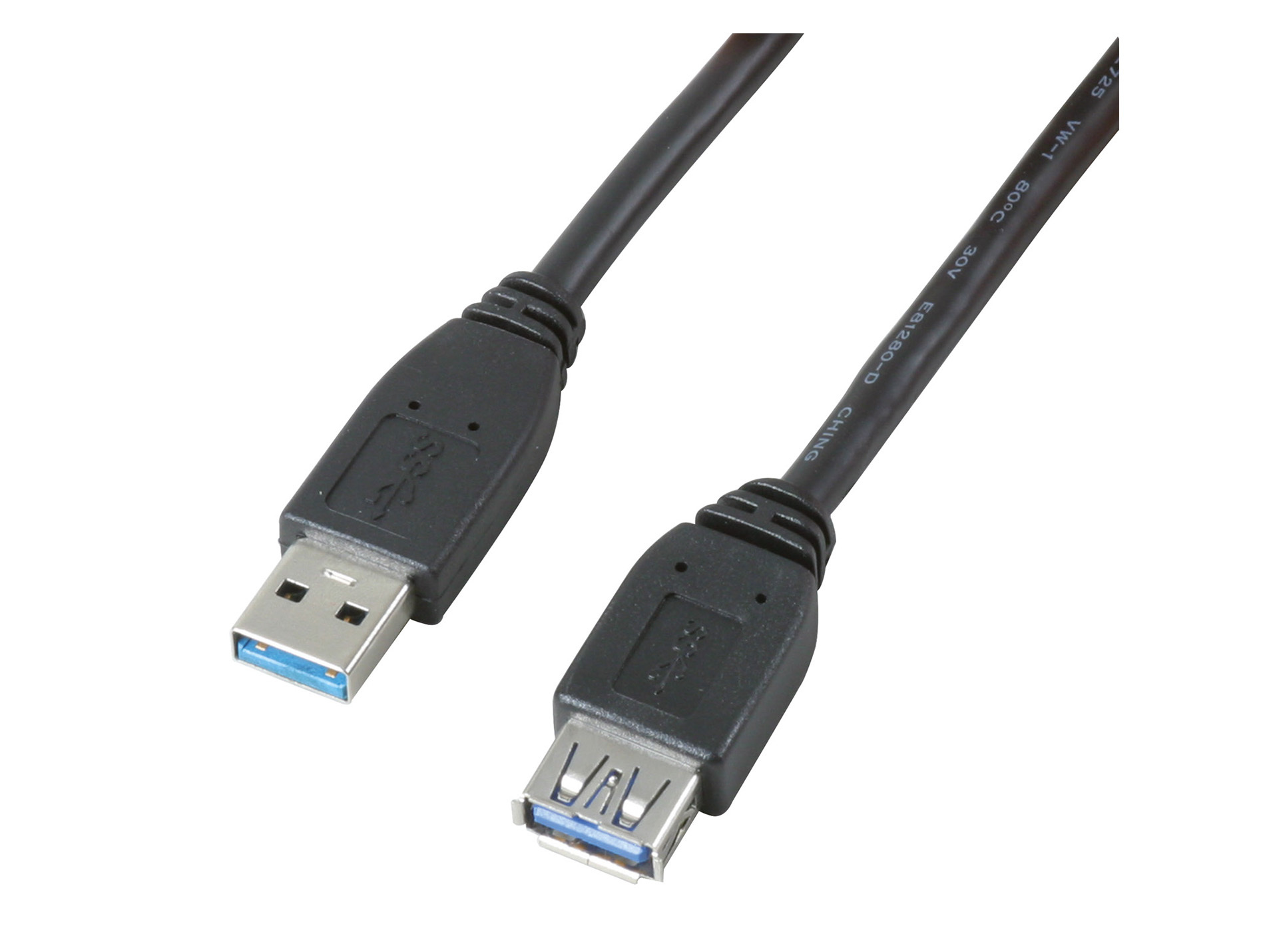 Prolongateur USB 2 de type A mâle / A femelle L.1,80m