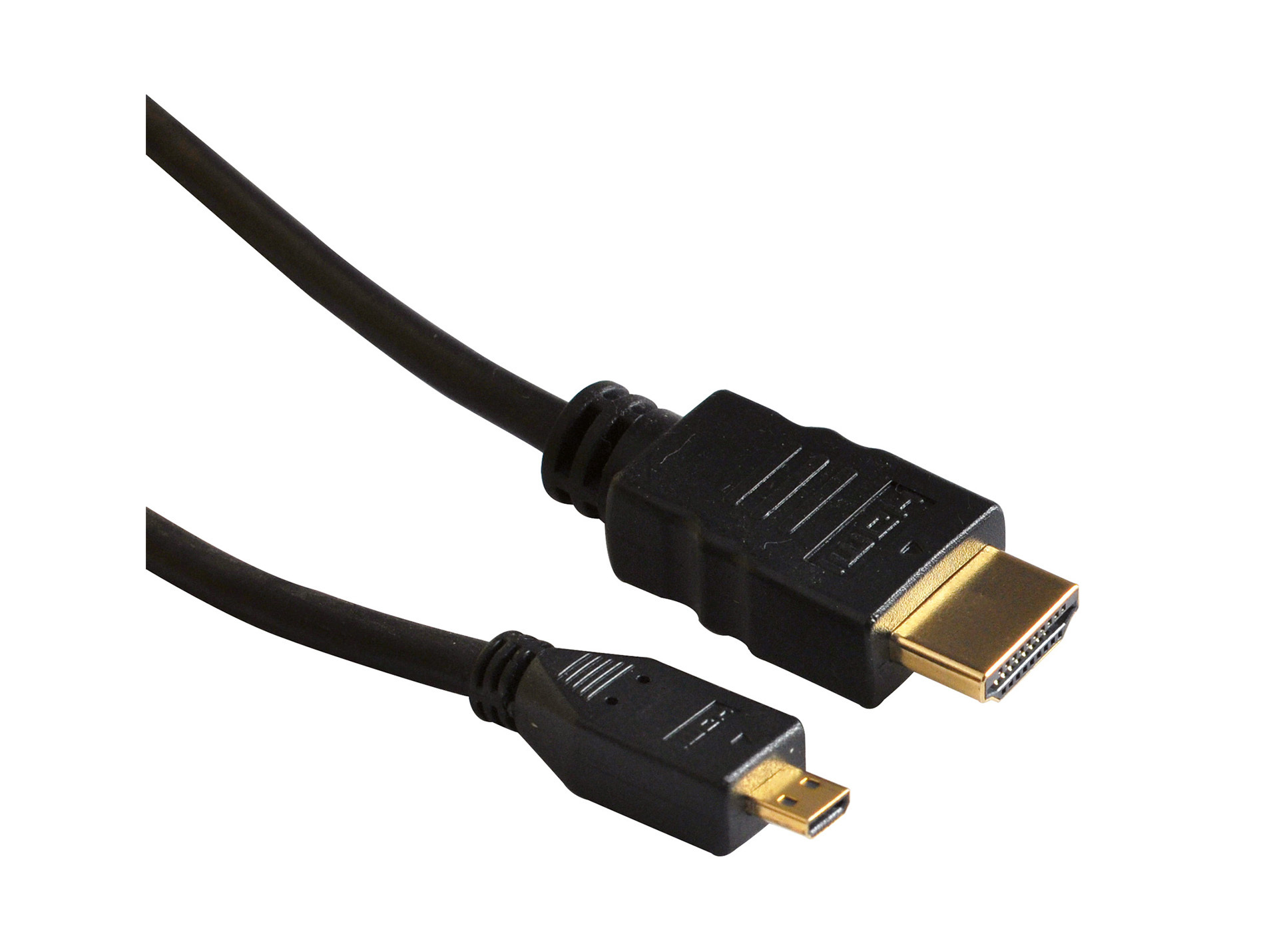 Câble HDMI / Micro HDMI 1.4 gold L.2m