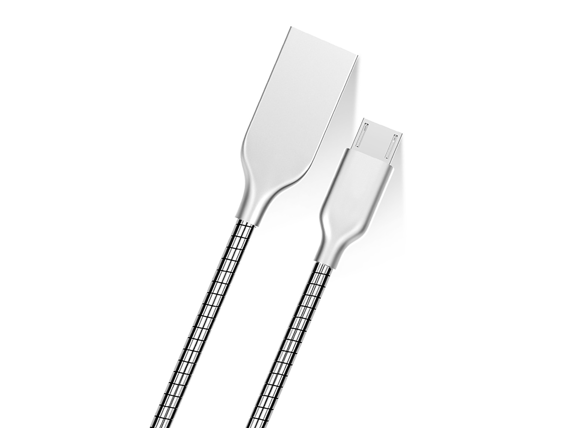 Câble Type C Micro USB Ressort L.2m