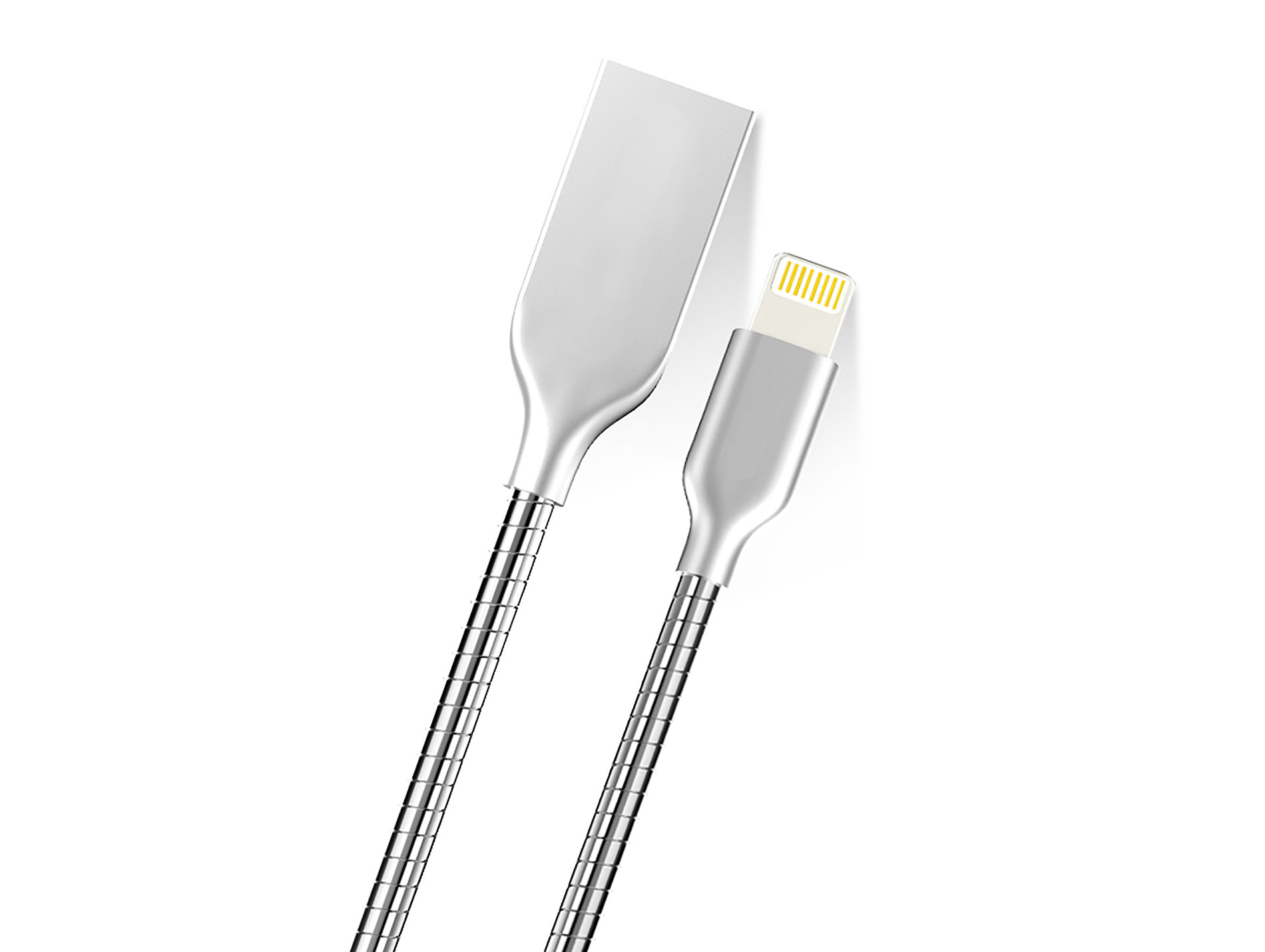 Câble Lightning Ressort Apple/USB L.2m