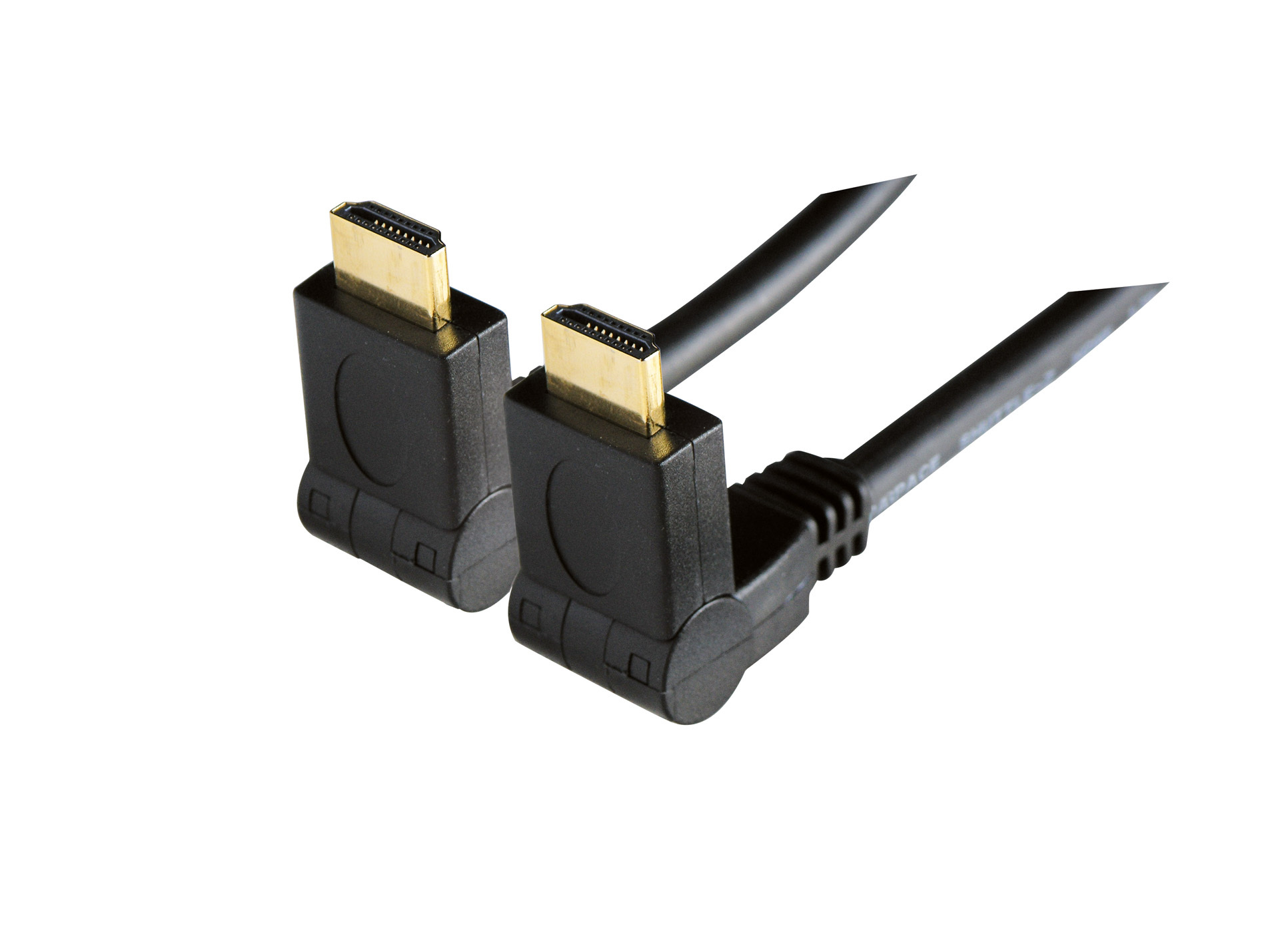 Câble HDMI 1.4 angle 180° L.2m