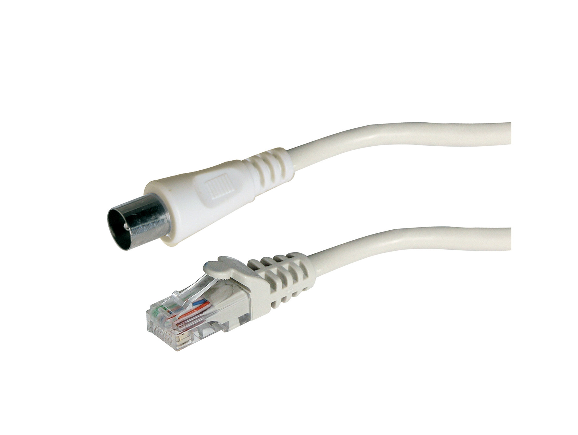 Câble RJ45/coaxial mâle/mâle L.2m