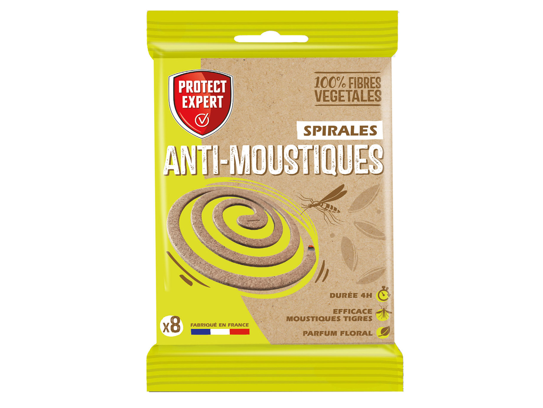 Répulsif anti moustique PROTECT EXPERT spirales citronnelle