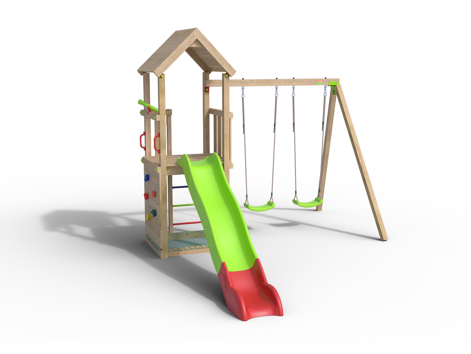 Aire de jeux bois TRIGANO JARDIN Smart Xplorer