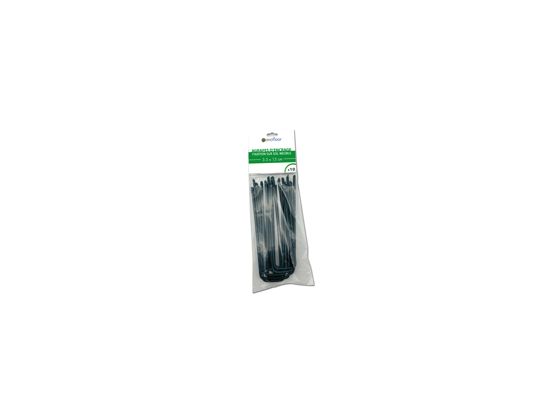 Agrafes pour gazon NOVOFLOOR x10