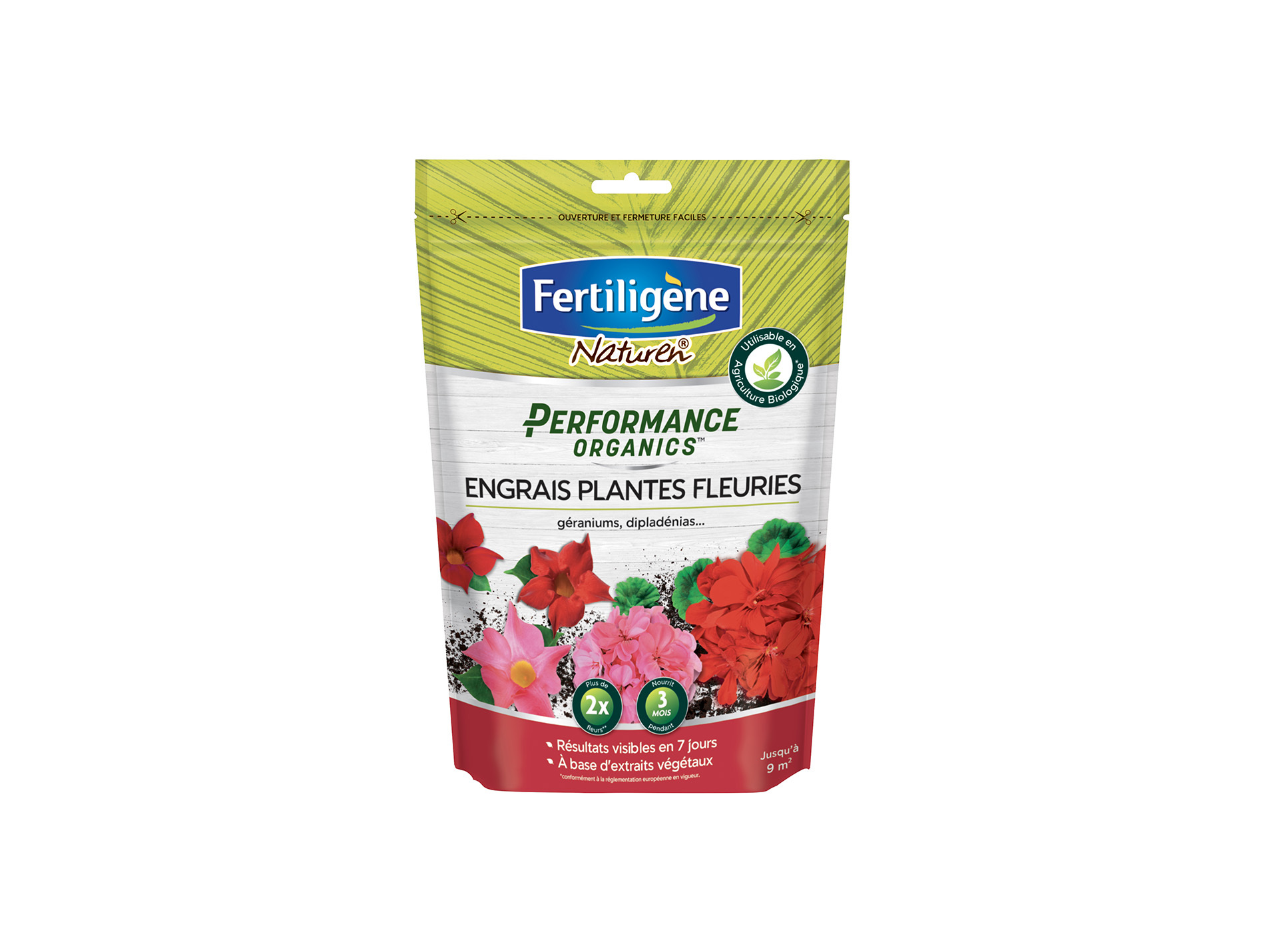 Engrais plantes fleuries FERTILIGENE Performance organics 700g