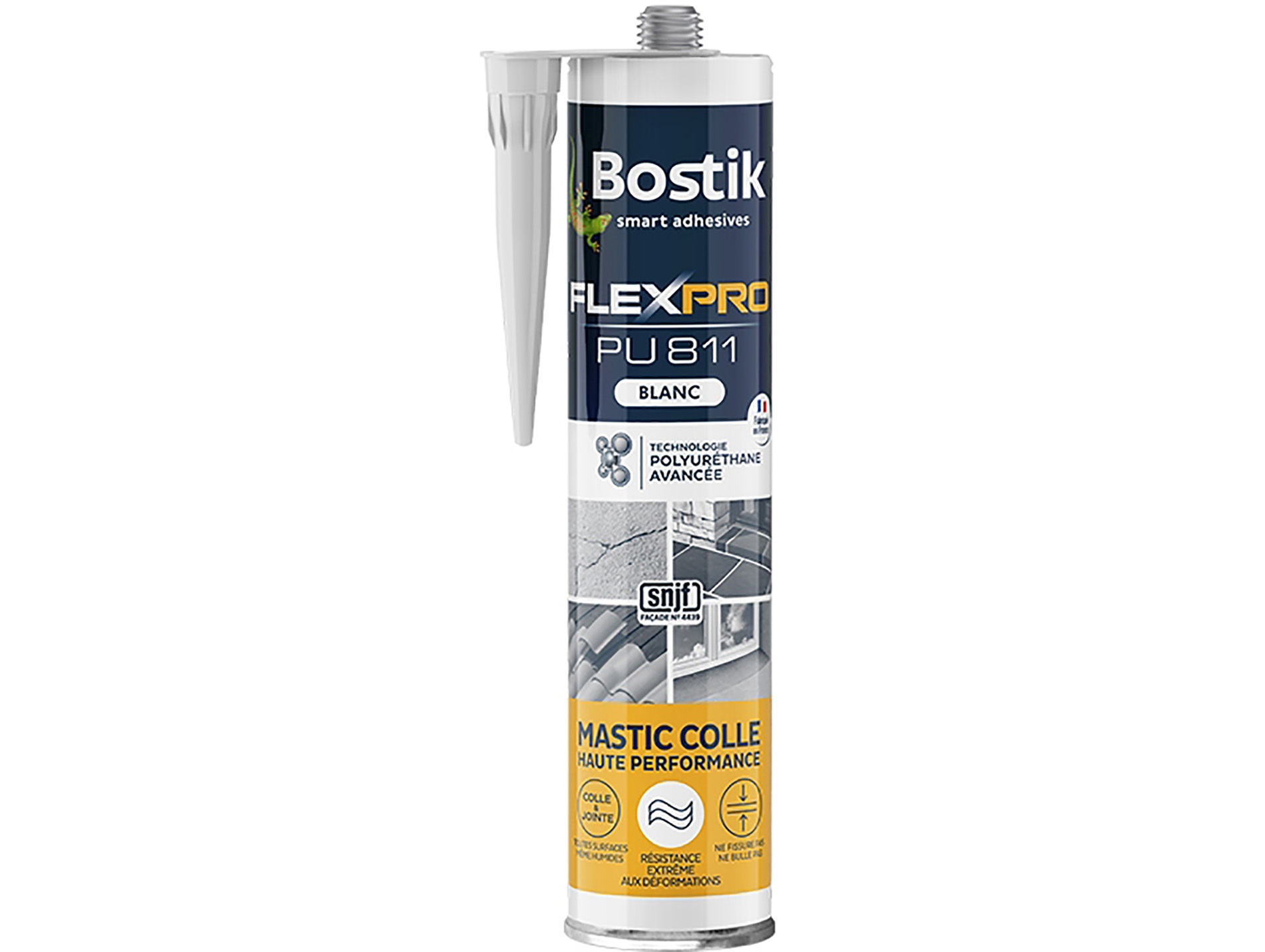 Mastic-colle blanc Flexpro PU811 300ml