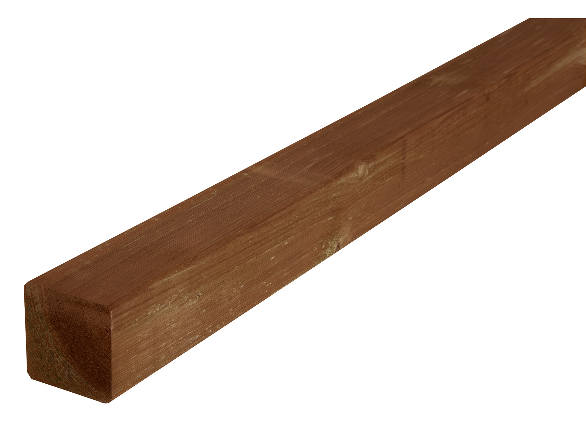 Poteau bois CERLAND 70x70x180cm marron