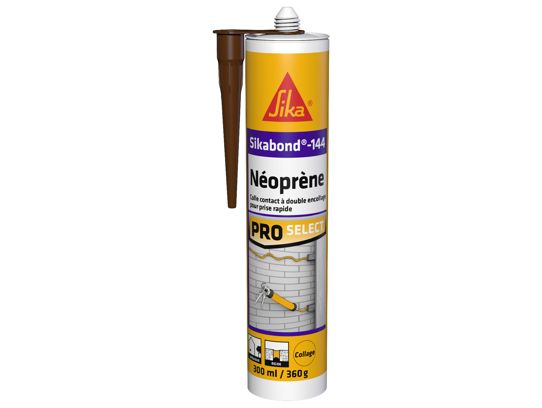 Colle bâtiment SIKA Sikabond 144 néoprène 300ml
