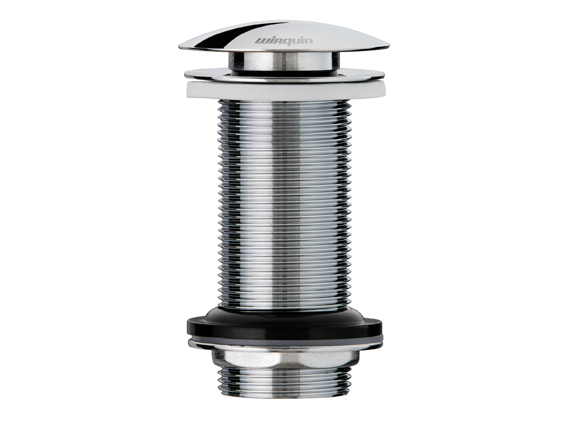 Bonde en laiton pour lavabo sans trop plein WIRQUIN H.100mm