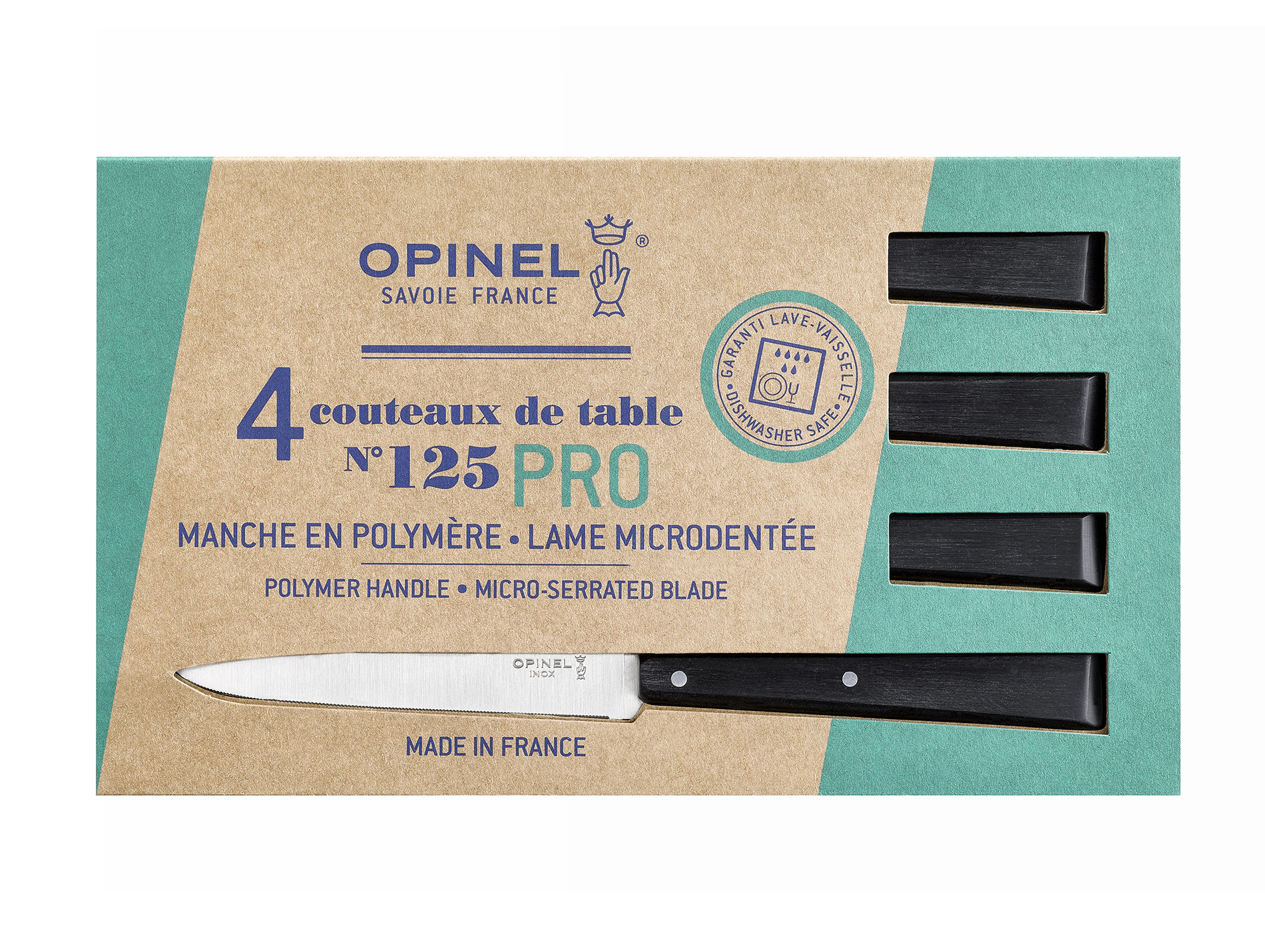 Coffret OPINEL N°125 composé de 4 couteaux Pro