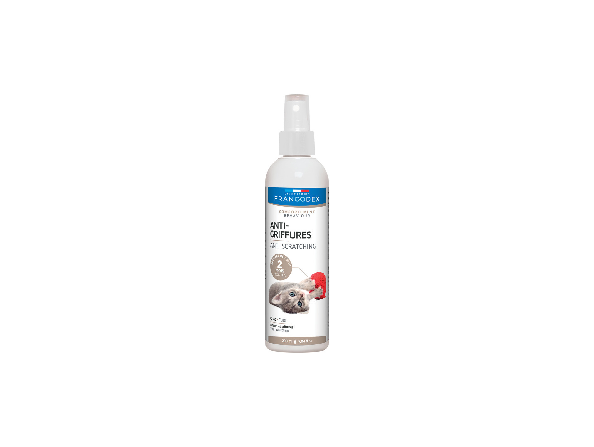 Spray anti-griffures pour chatons et chats 200ml Francodex