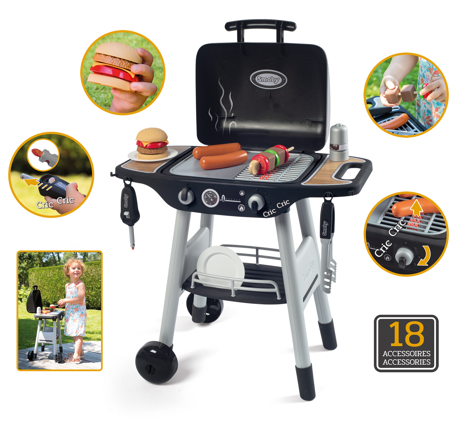 Barbecue plancha pour enfant Smoby