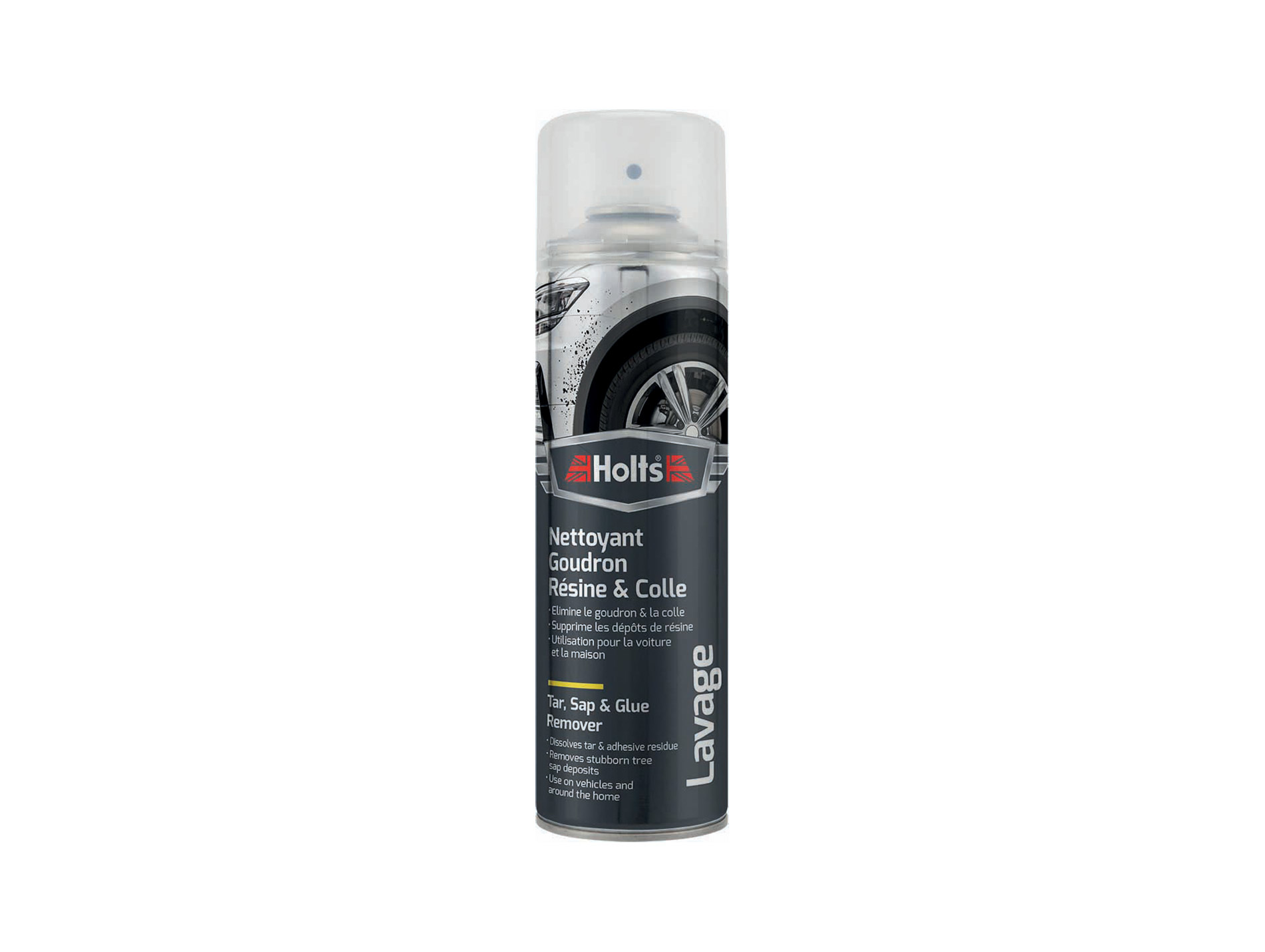 Nettoyant aérosol pour goudron résine et colle 500ml