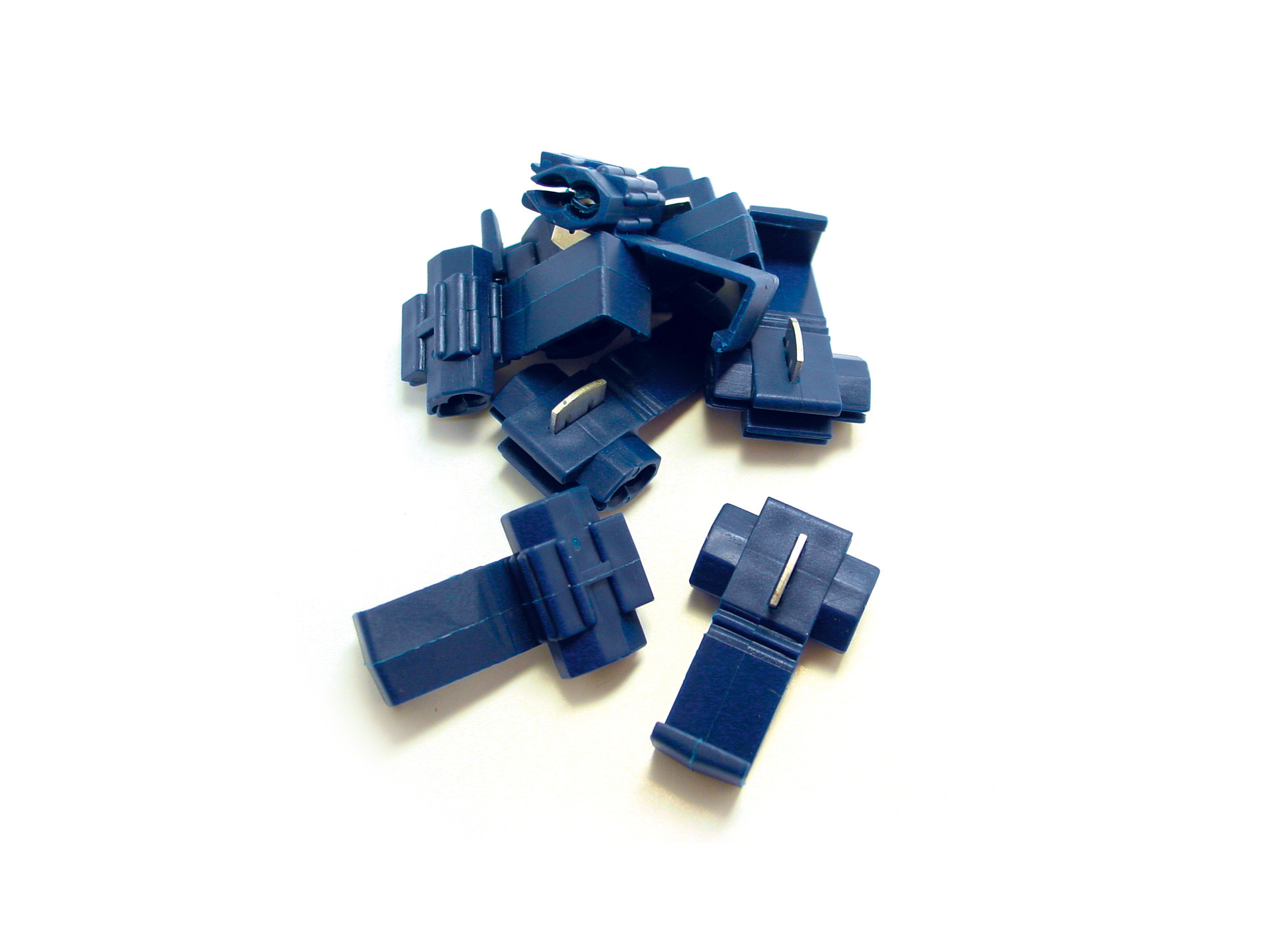 Cosse électrique connecteur rapide Ø1,5-2,5mm2 bleu x5