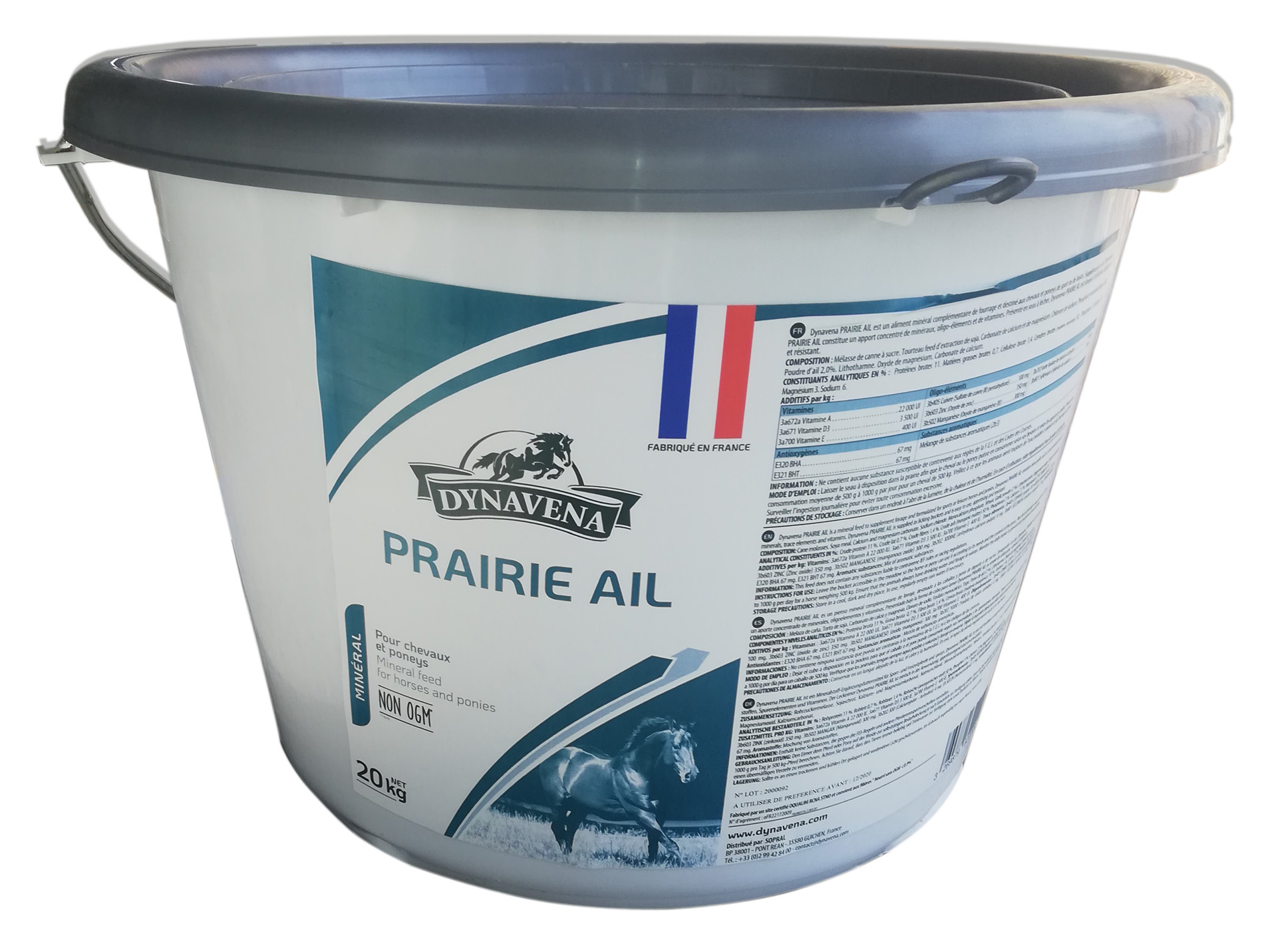 Aliment cheval DYNAVENA Prairie ail 20kg