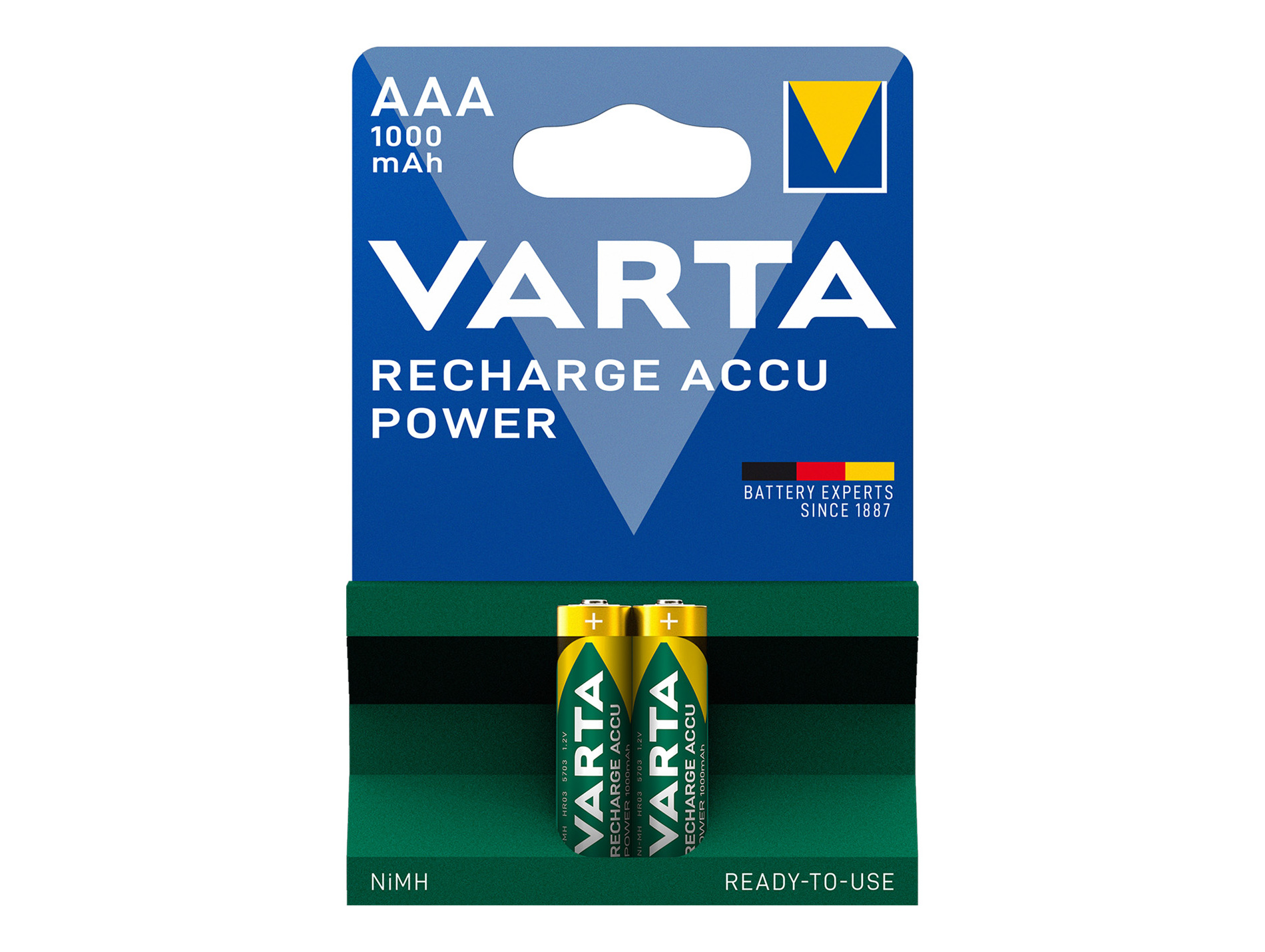 Pile rechargeable HR03-AAA VARTA x2