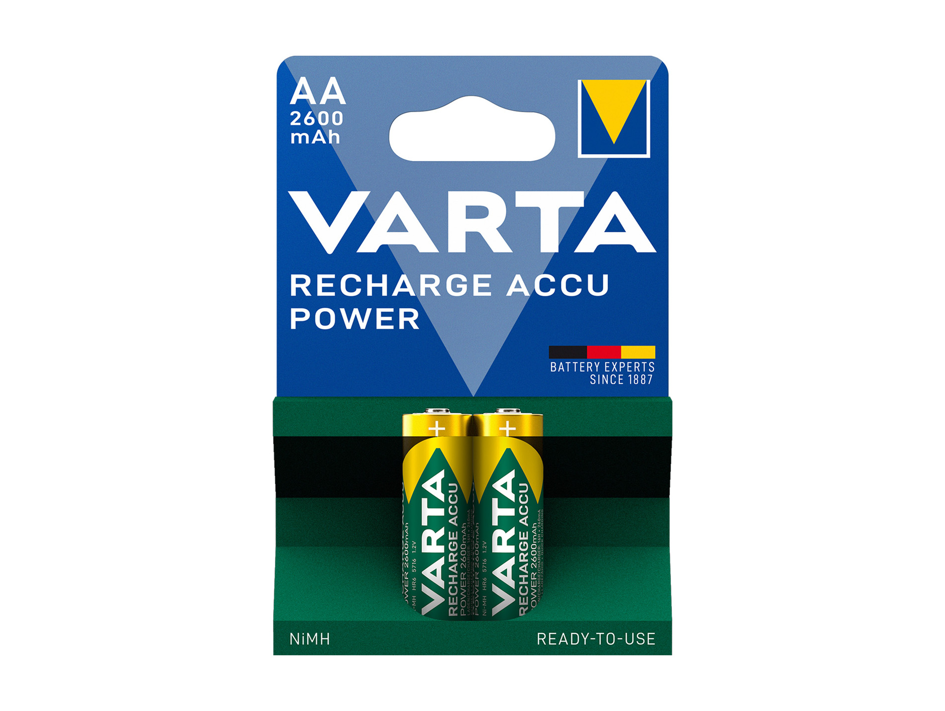 Pile rechargeable HR06-AA 2,6A VARTA x2