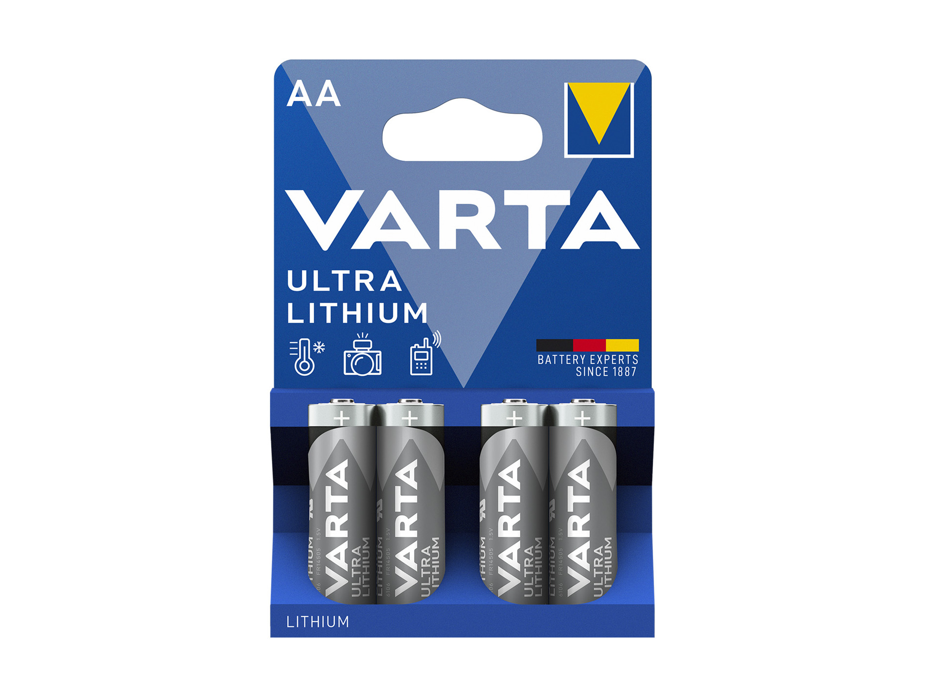 Pile lithium LR06-AA x4 VARTA